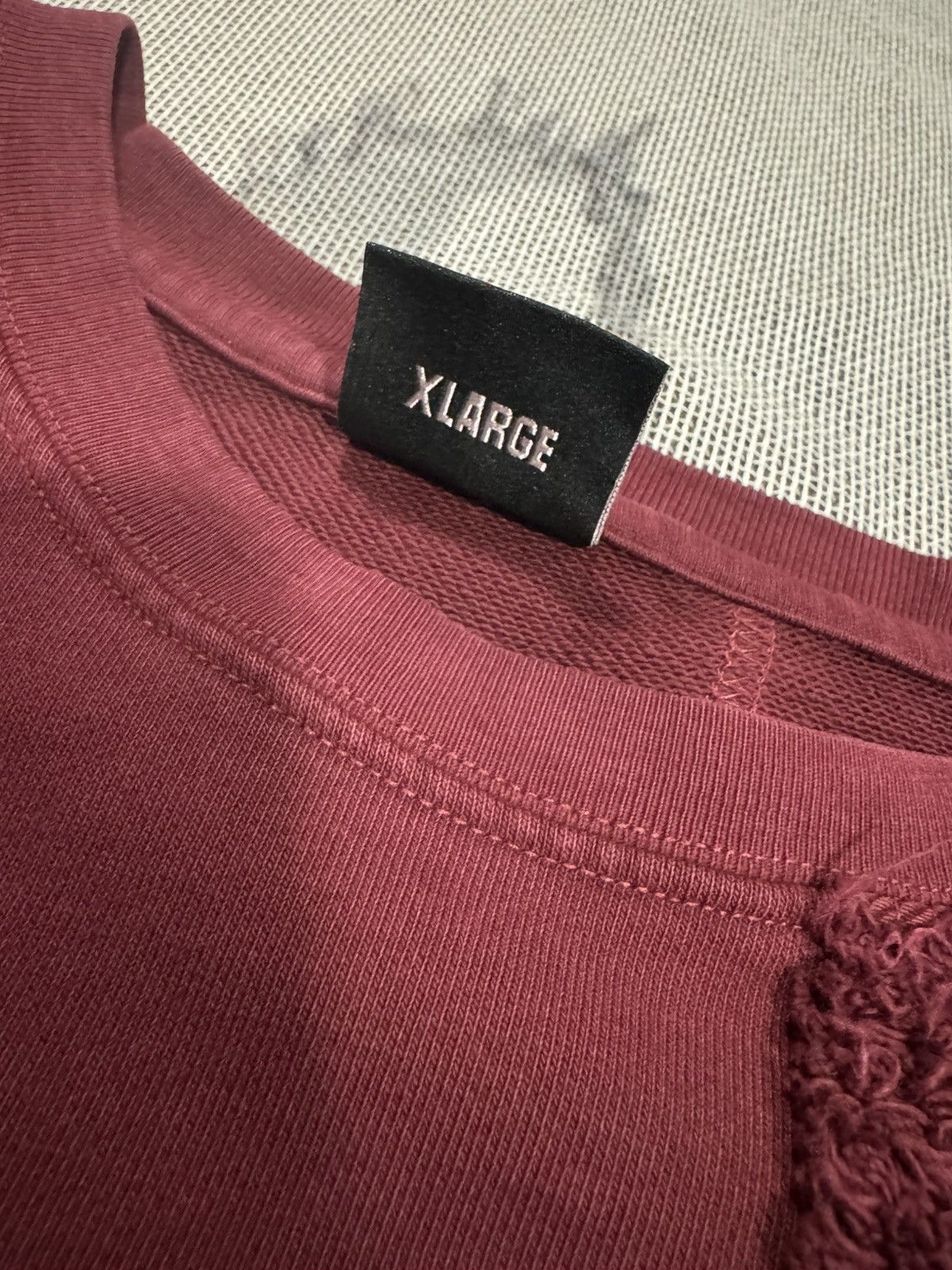 Revenge Revenge Patchwork Sweater - Maroon Size US XL / EU 56 / 4 - 3 Thumbnail