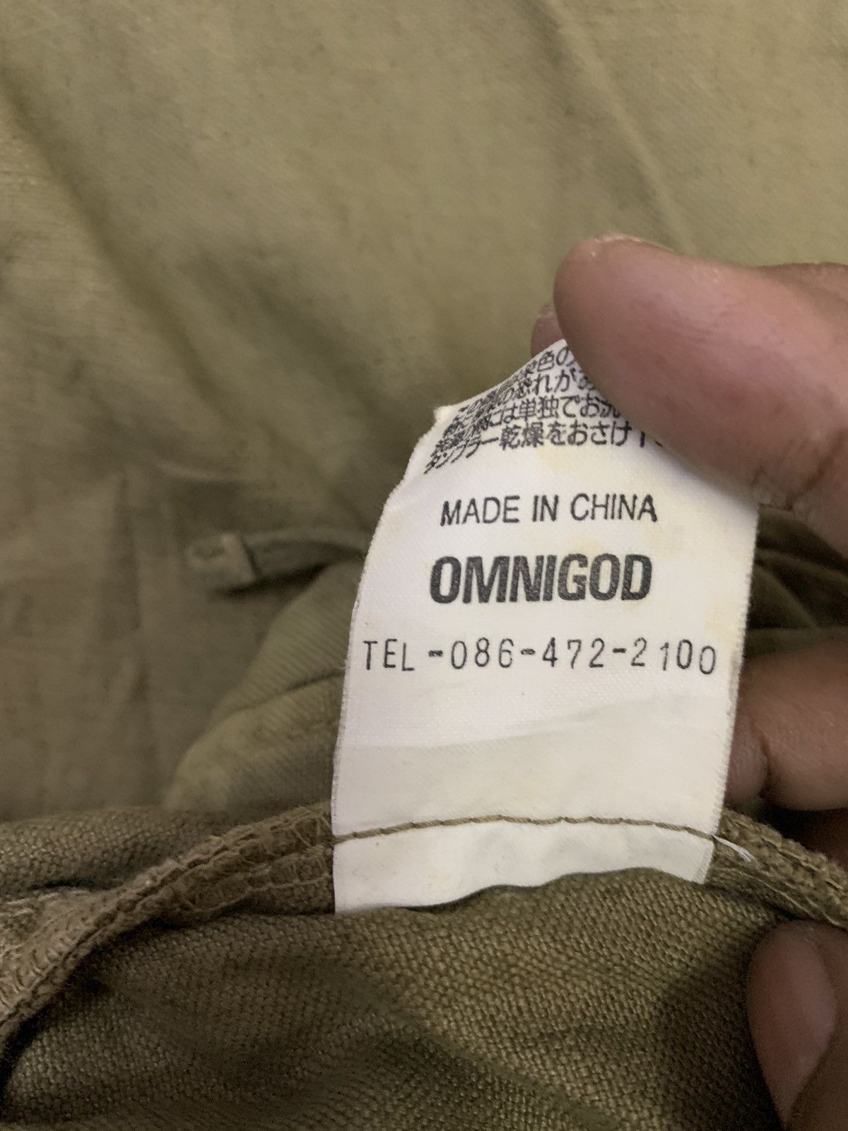 OMNIGOD 💥Vintage Omnigod Green Military Cargo Size US 33 - 8 Thumbnail