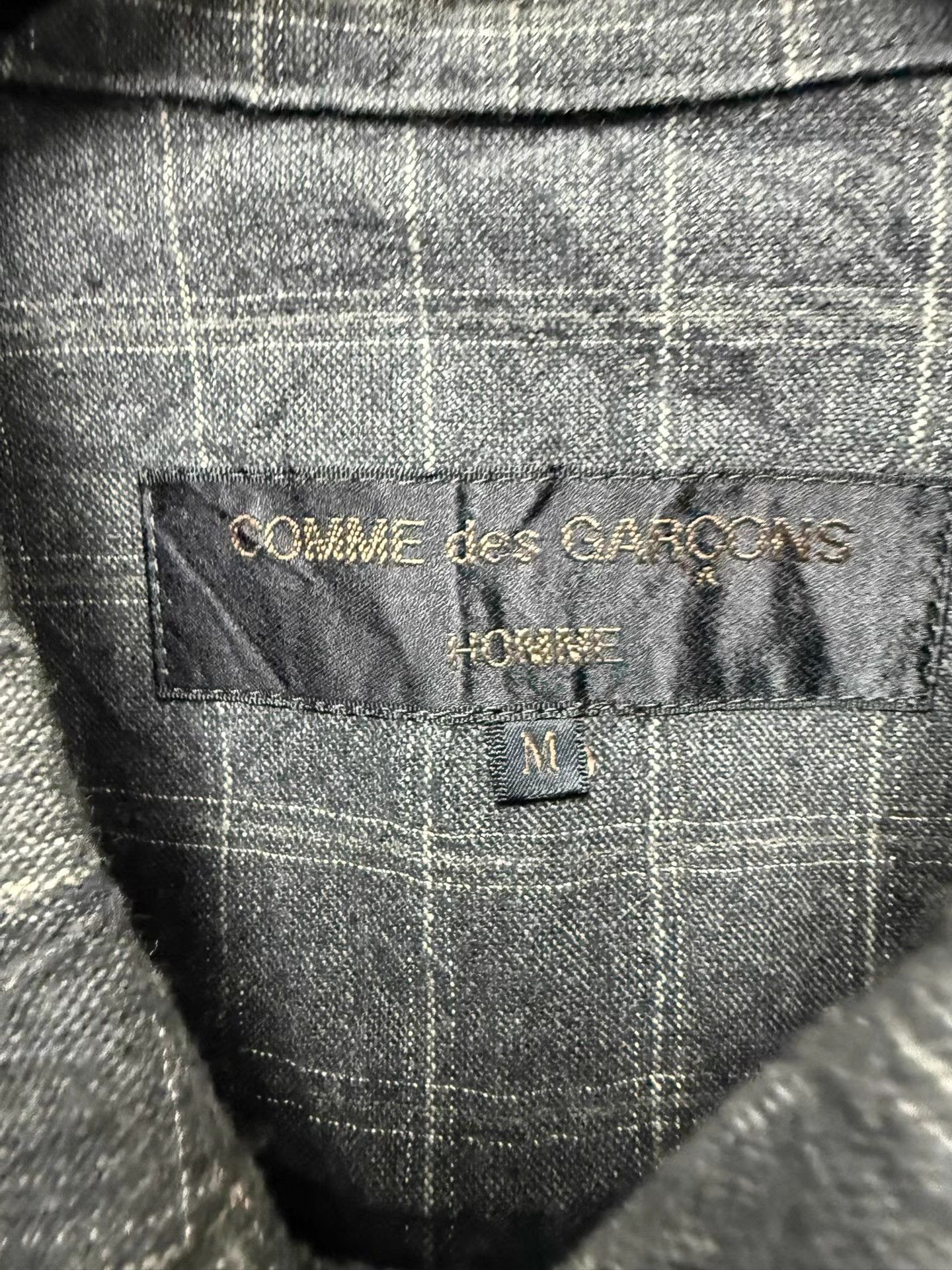 Comme des Garcons Homme Comme des Garçons Homme Plaid Pleated Pocket Jacket K20 Size US M / EU 48-50 / 2 - 6 Thumbnail