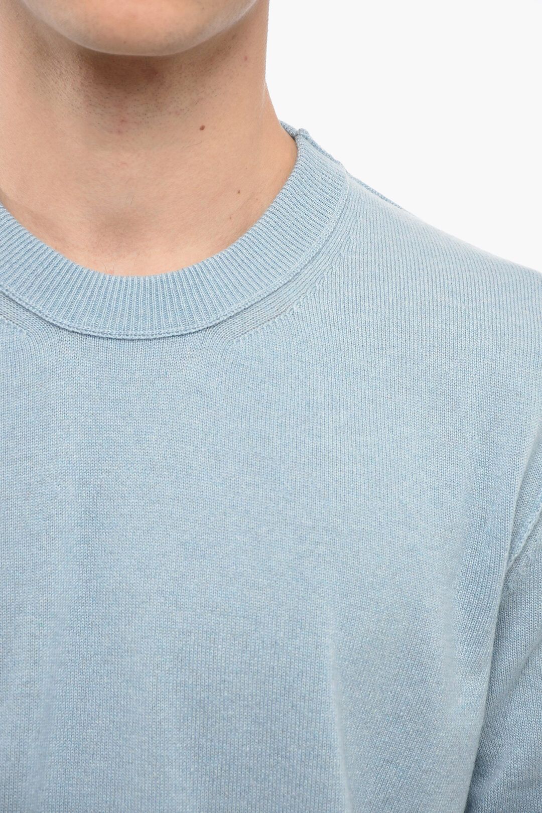 Maison Margiela og1mm0625 Cashmere Cardigan in Light Blue Size US S / EU 44-46 / 1 - 3 Thumbnail