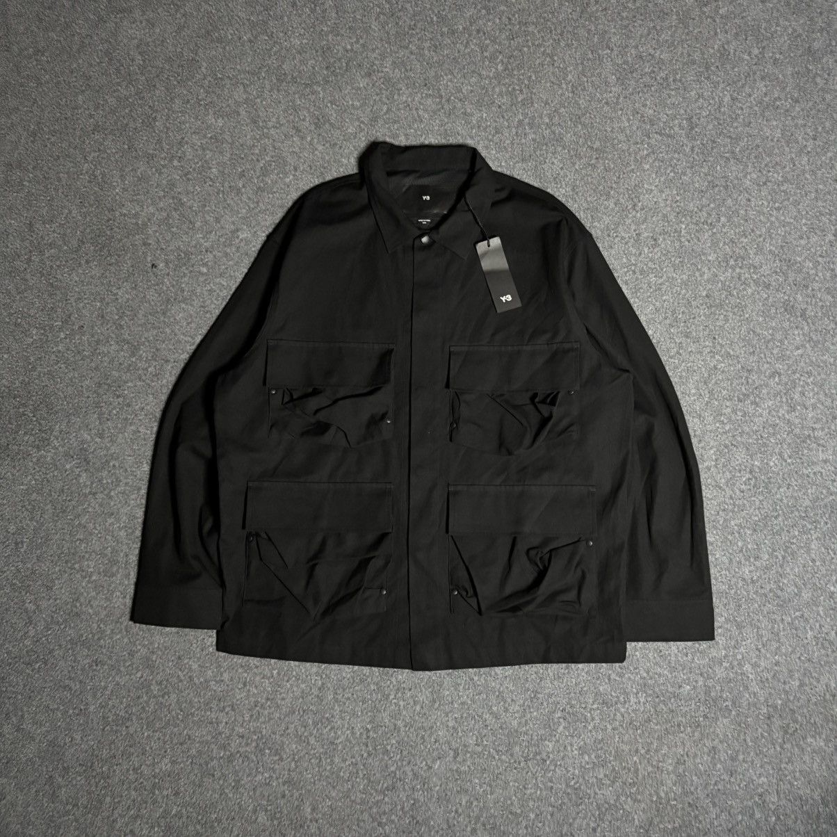 Adidas × Y-3 Y3 ls pocket shirt black noir 🖤 Size US M / EU 48-50 / 2 - 1 Thumbnail