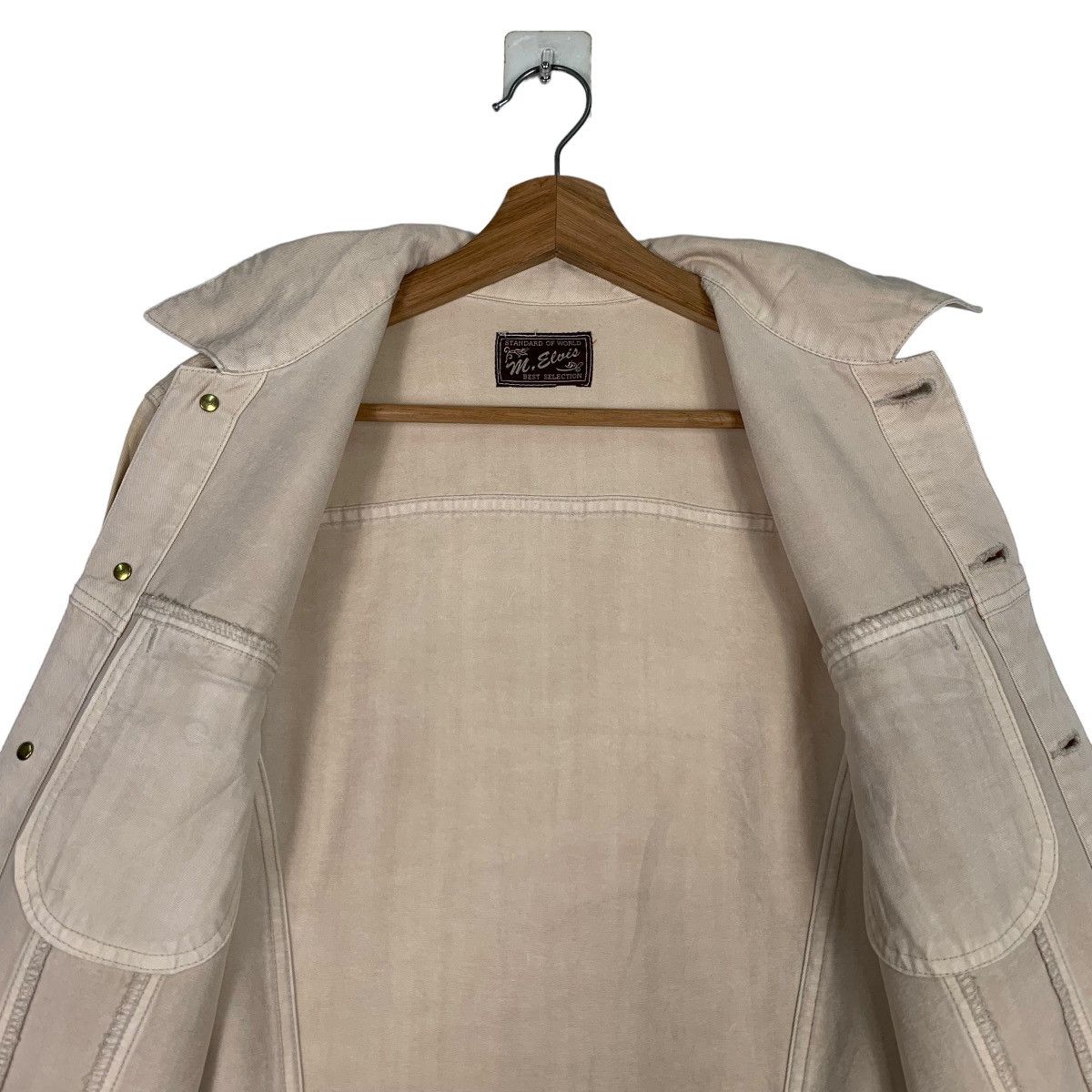 Japanese Brand M.ELVIS Work Jacket #0108-C6 Size US M / EU 48-50 / 2 - 11 Thumbnail