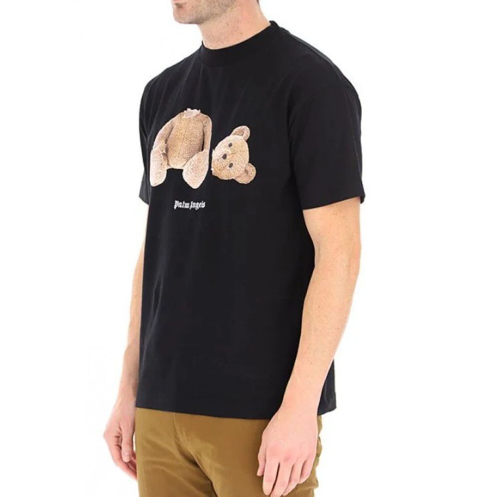 Palm Angels o1w1db10824 Kill The Bear T-Shirt in Black Size US XS / EU 42 / 0 - 2 Thumbnail