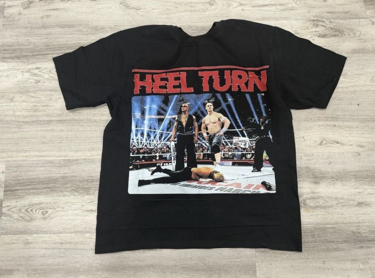 WWE John Cena WWE Heel Turn tee with the Rock&Travis Scott Size US L / EU 52-54 / 3 - 1 Thumbnail