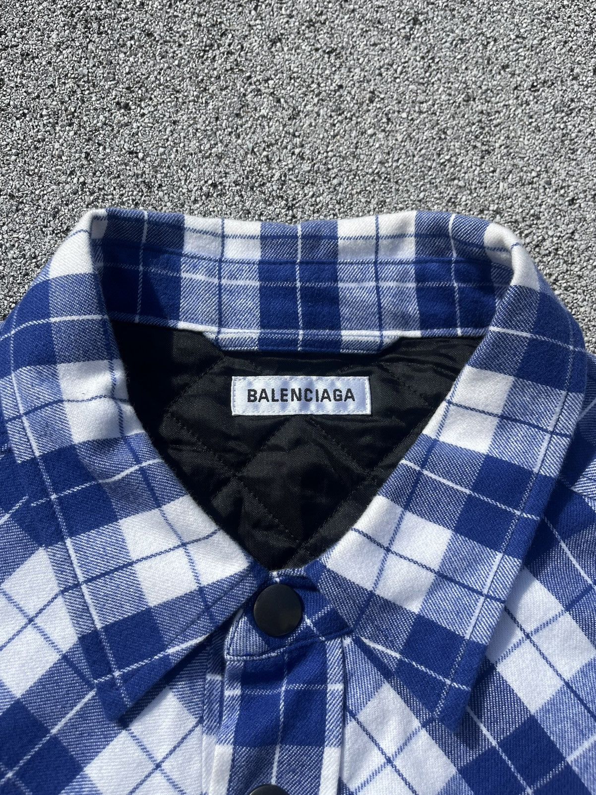 Balenciaga 2019 Balenciaga Plaid Flannel Jacket Size US M / EU 48-50 / 2 - 5 Thumbnail