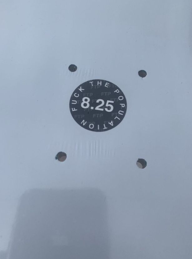 Fuck The Population FTP Organization Skate Deck 8.25 Size ONE SIZE - 3 Thumbnail