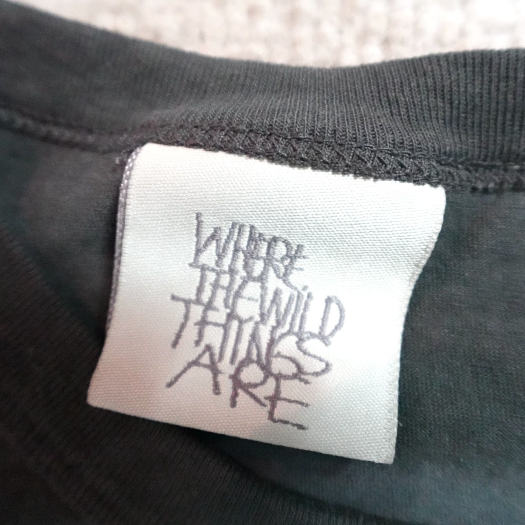 Vintage Where the Wild Things Are Womens Shirt Medium Gray Official Maurice Sendak Shirt T-Shirt Crew Neck Cotton Blend Jersey Warner Bros. CW Mens? Size M / US 6-8 / IT 42-44 - 3 Thumbnail