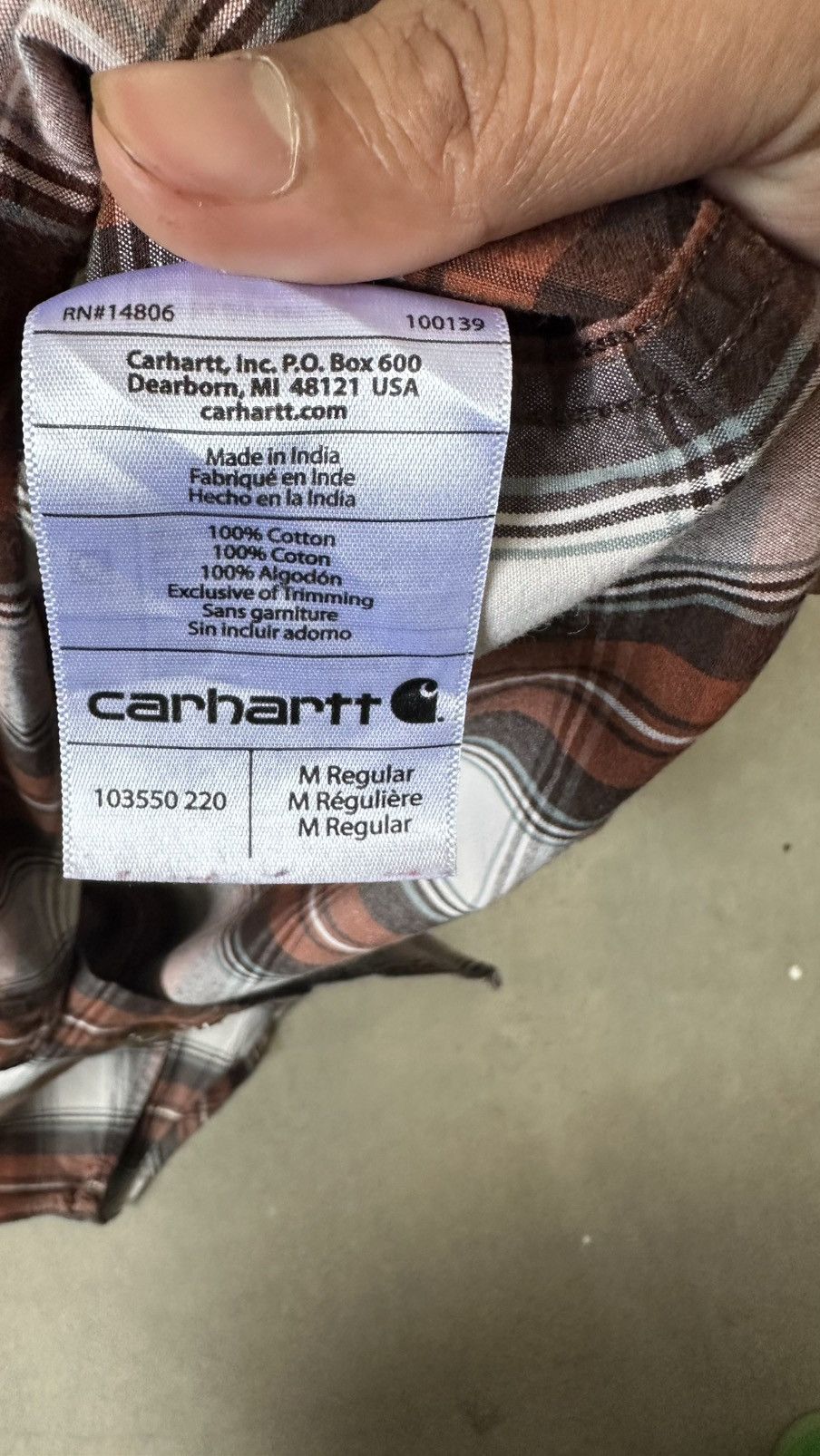 Carhartt VINTAGE Y2K CARHARTT CHECKERED SHIRT Size US M / EU 48-50 / 2 - 7 Thumbnail