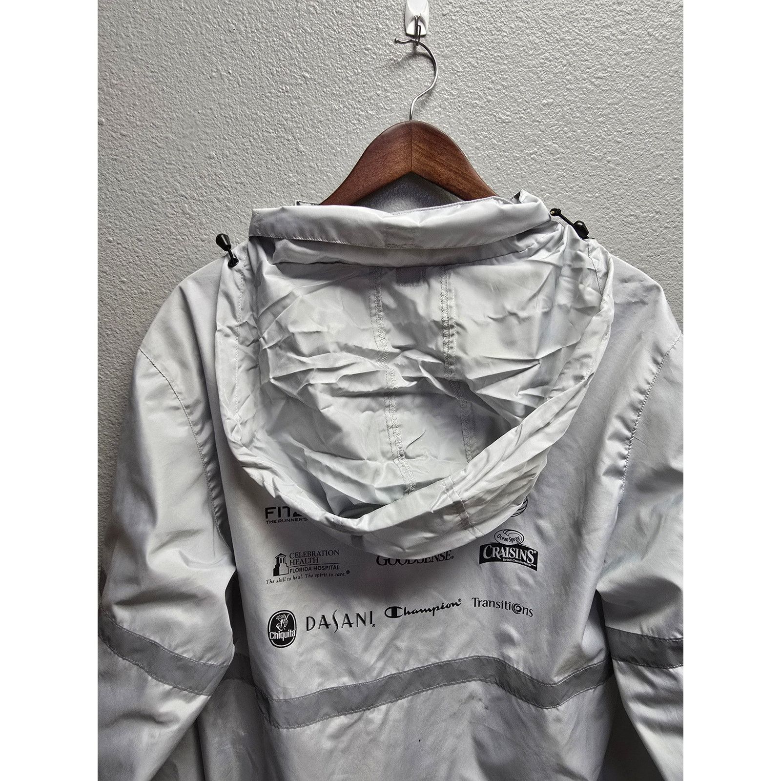 Disney Disney Windbreaker Mickey Mouse Marathon Gray Jacket Small Size US S / EU 44-46 / 1 - 8 Thumbnail