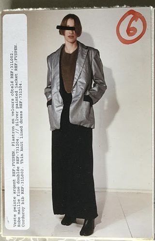 F/W 1999 ARTISINAL SILVER PRINTED JACKET