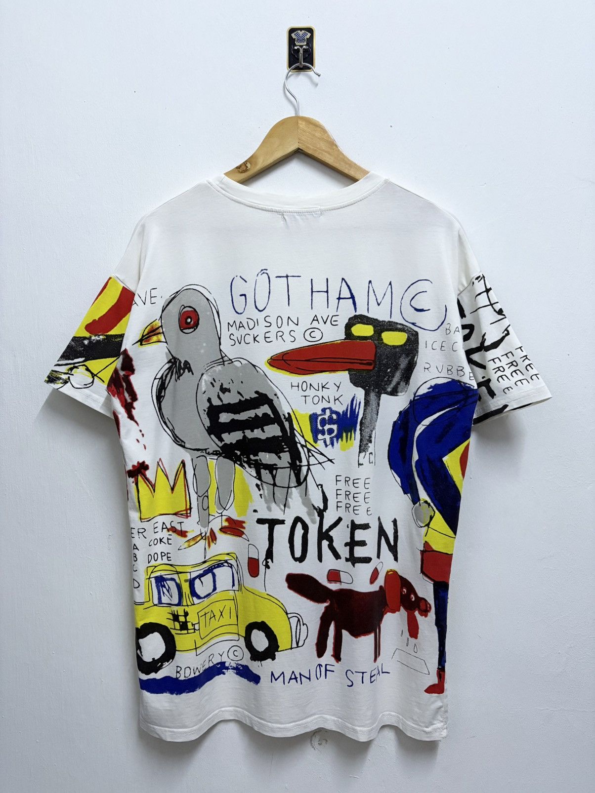 Jean-Michel Basquiat Vintage Bootleg Jean Michel Basquiat - Superman T-Shirt Size US L / EU 52-54 / 3 - 2 Thumbnail