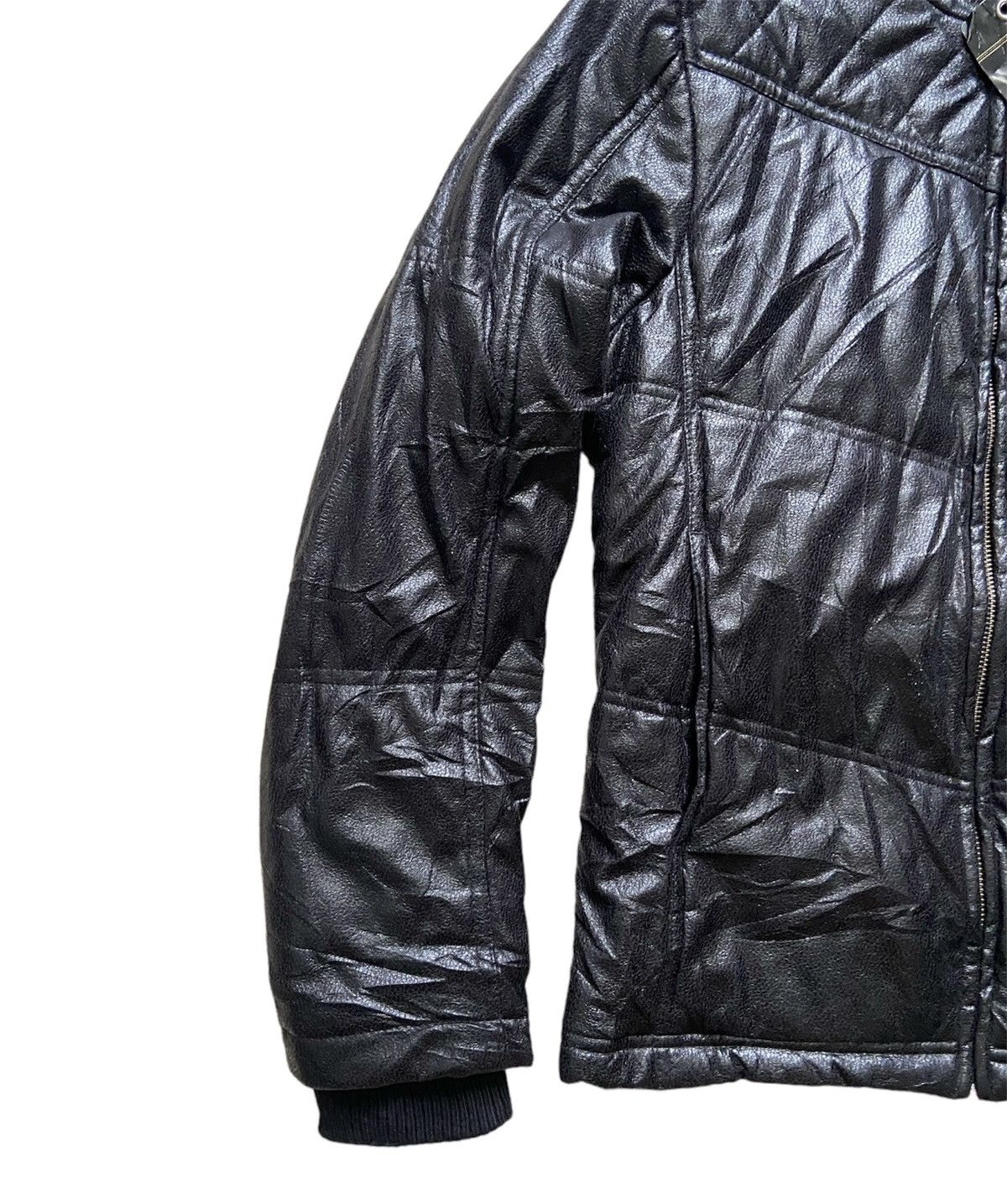 Karl Kani Vintage Karl Kani Golden King Of Black Quilted Riders Jacket Size US S / EU 44-46 / 1 - 3 Thumbnail