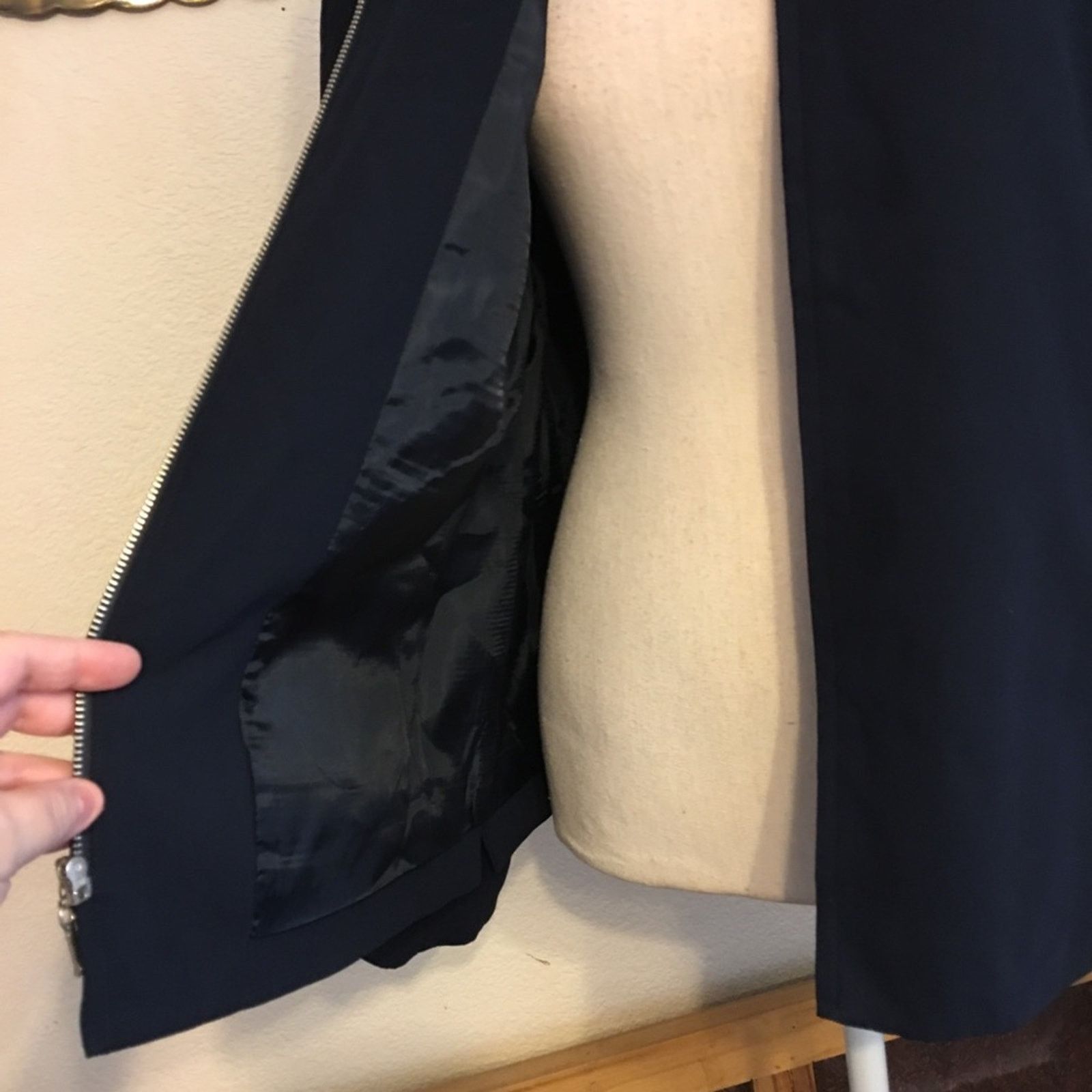 Worthington Worthington navy zip front blazer jacket NWOT 6 Size M / US 6-8 / IT 42-44 - 5 Thumbnail