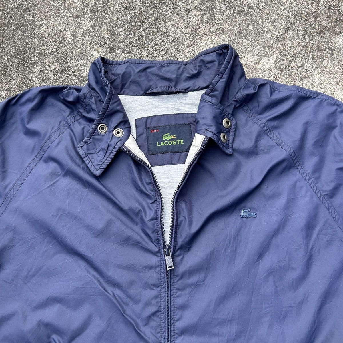 Lacoste × Vintage Lacoste Men Nylon Full-Zip Jacket Nice Detail Size US S / EU 44-46 / 1 - 3 Thumbnail
