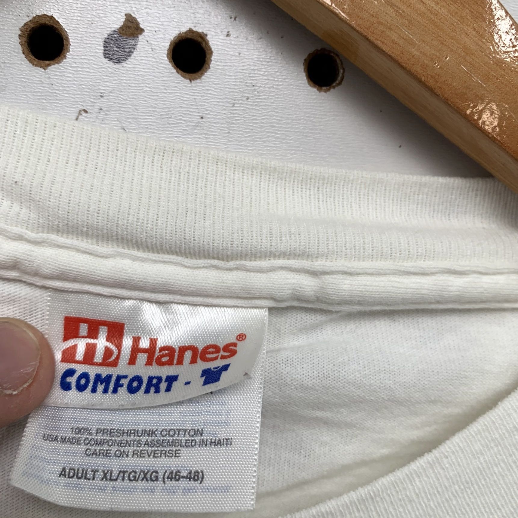 Hanes VINTAGE Hanes Yeah Yeah Yeah Graphic T-Shirt XL White Cartoon Network Mens Size US XL / EU 56 / 4 - 6 Thumbnail