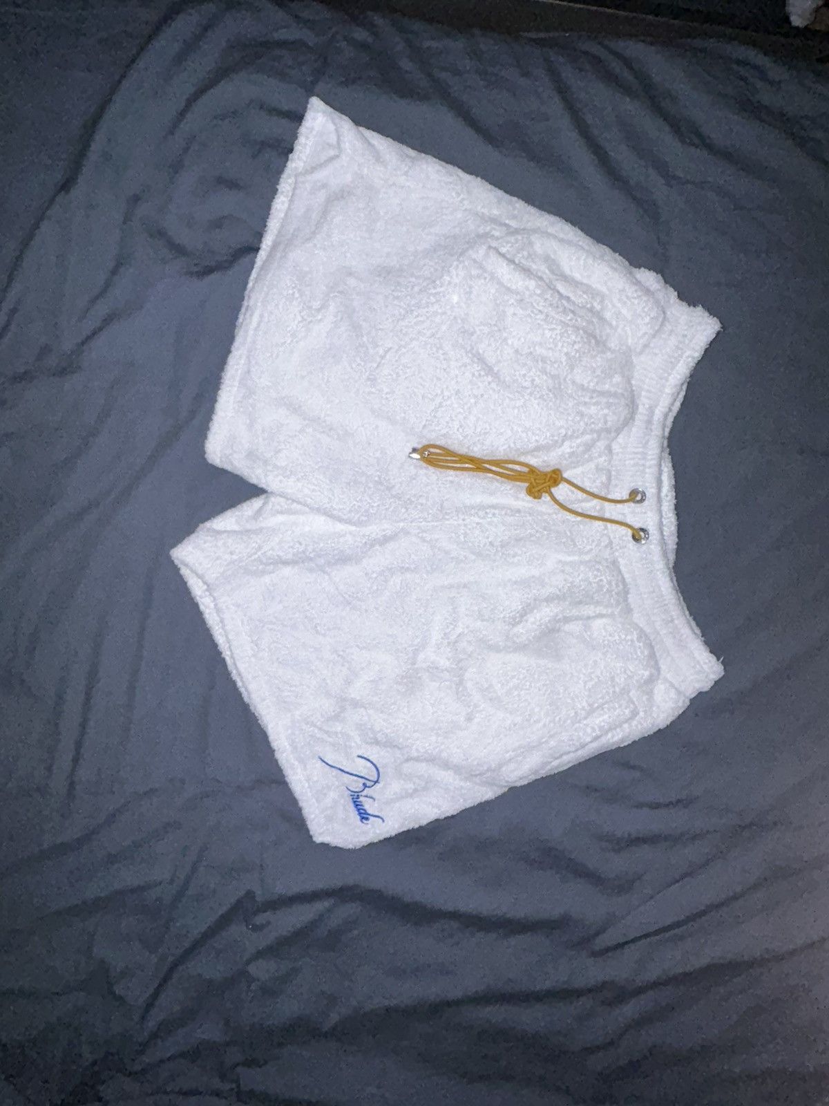 Rhude Rhude White Towel Shorts Size US 32 / EU 48 - 2 Thumbnail
