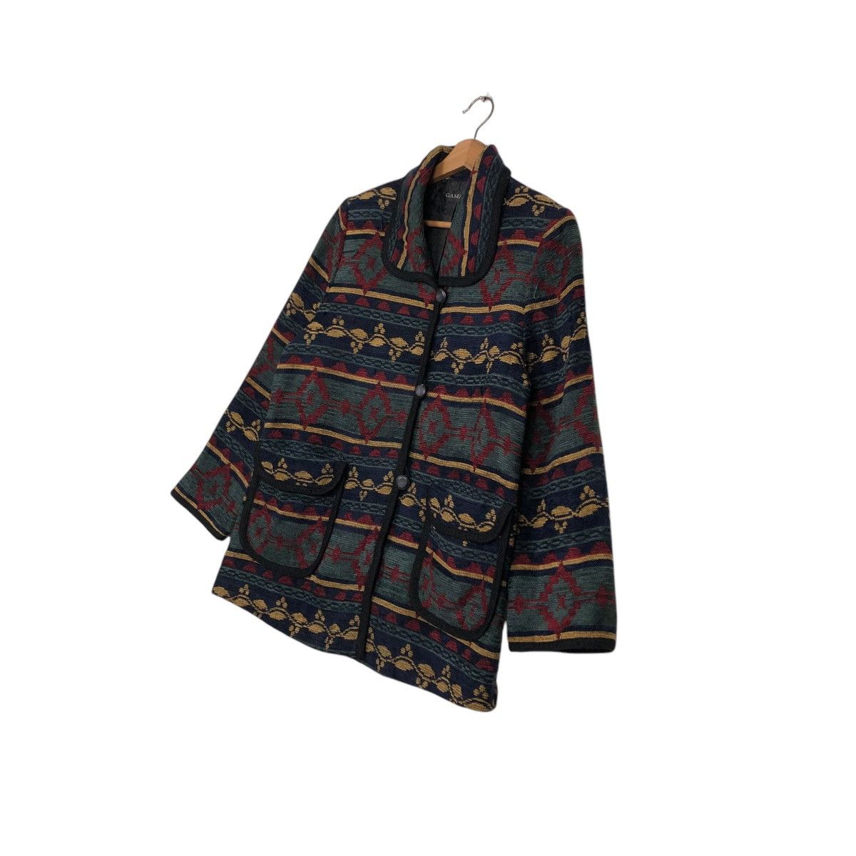 Japanese Brand 🔥VINTAGE CHORE WORK JACKET GAMZA NAVAJO DESIGN ISSEY MIYAKE Size US M / EU 48-50 / 2 - 4 Thumbnail