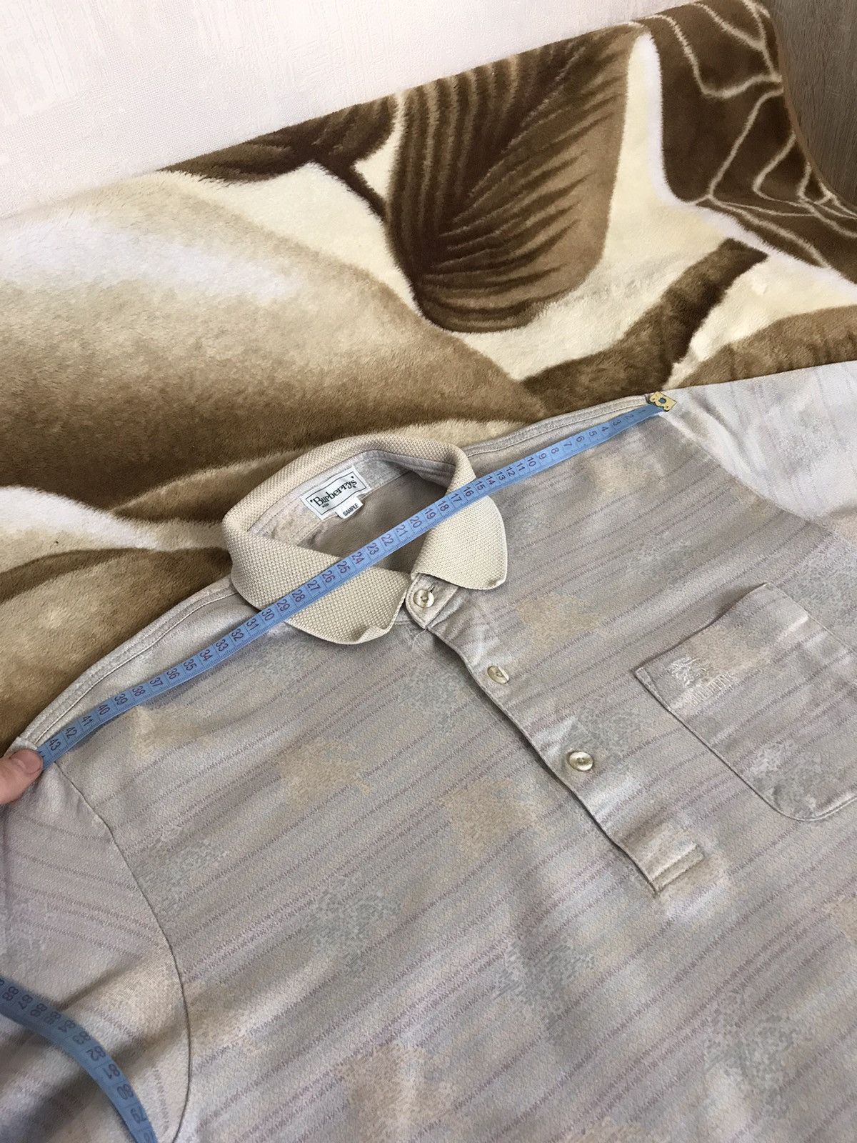 Burberry 🔥 90s Burberrys Rare Monogram Polo Long Sleeve Shirt Rugby Size US S / EU 44-46 / 1 - 16 Thumbnail