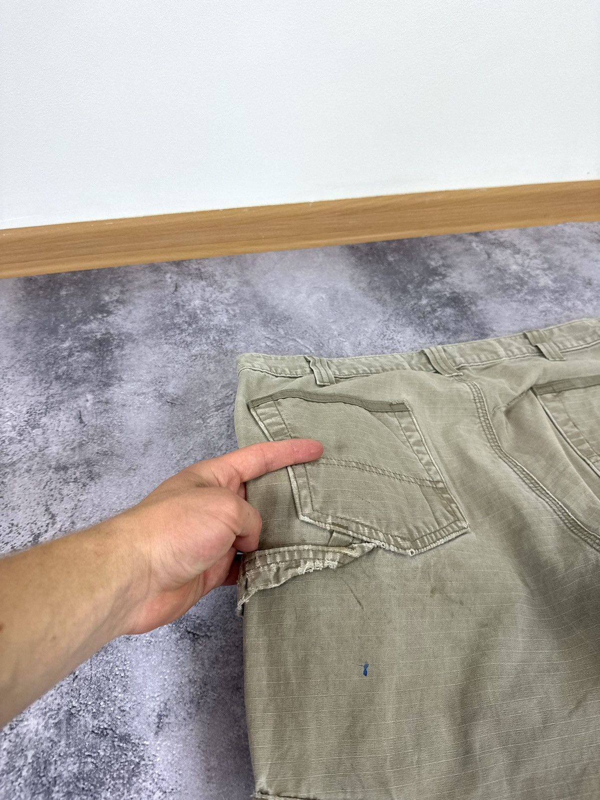 Carhartt Vintage Carhartt Double Knee Distressed USA Opium Work Pants Size US 36 / EU 52 - 13 Thumbnail