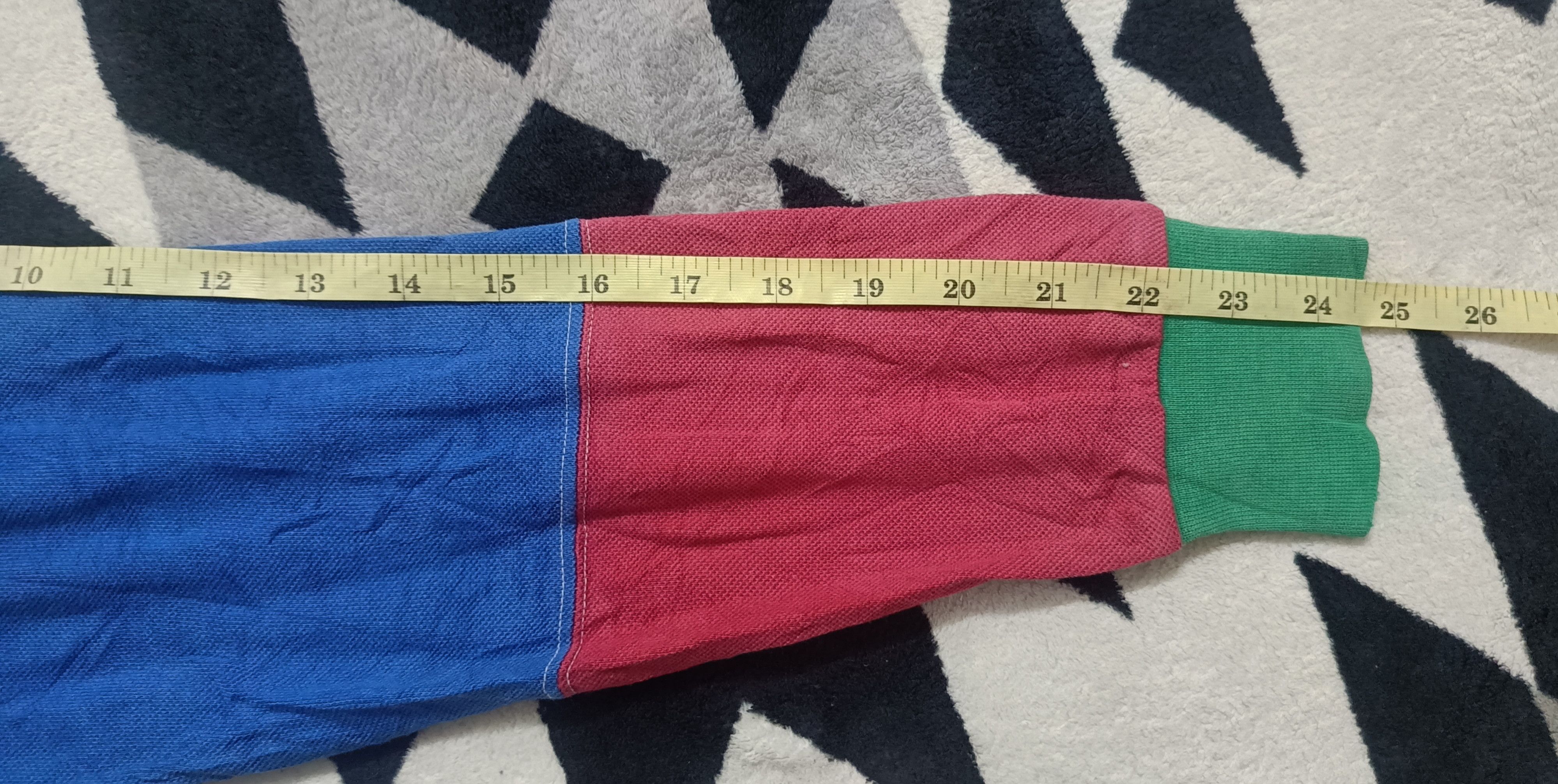 Polo Ralph Lauren 🔥🔥 Rare Vintage 90s Polo Ralph Lauren RL93 Stripe Tee Size US M / EU 48-50 / 2 - 10 Thumbnail