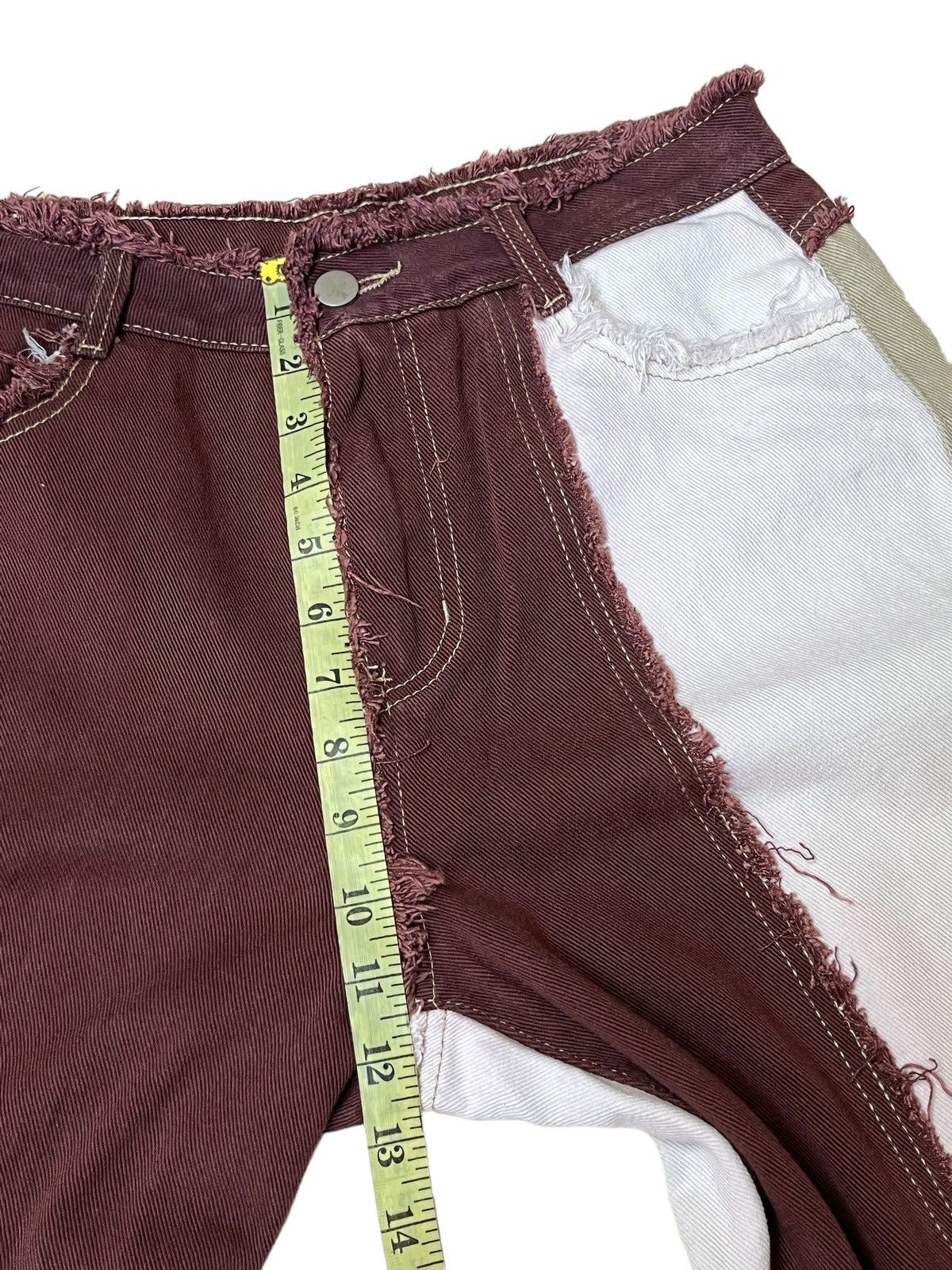 Japanese Brand JAPANESE BRAND SHEIN WOMEN PATCHWORK DISTRESSED PANT Size 29" - 20 Thumbnail