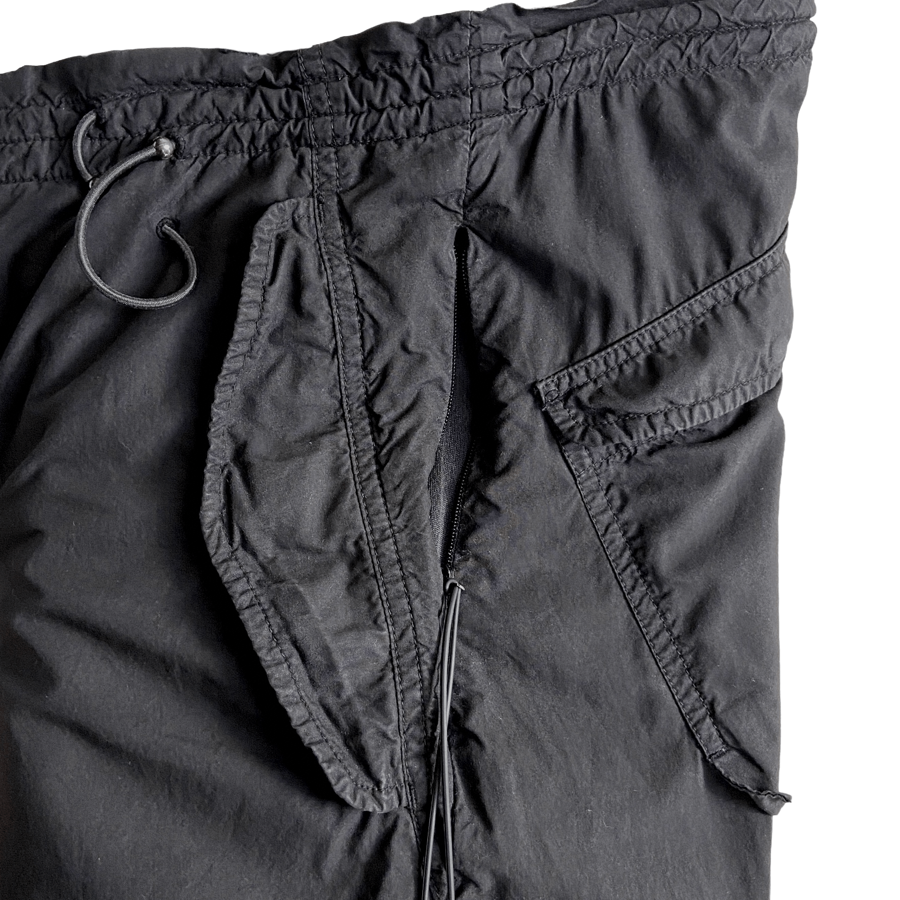Maharishi MAHARISHI BLACK EMBROIDERED CARGO PANTS Size US 30 / EU 46 - 6 Thumbnail