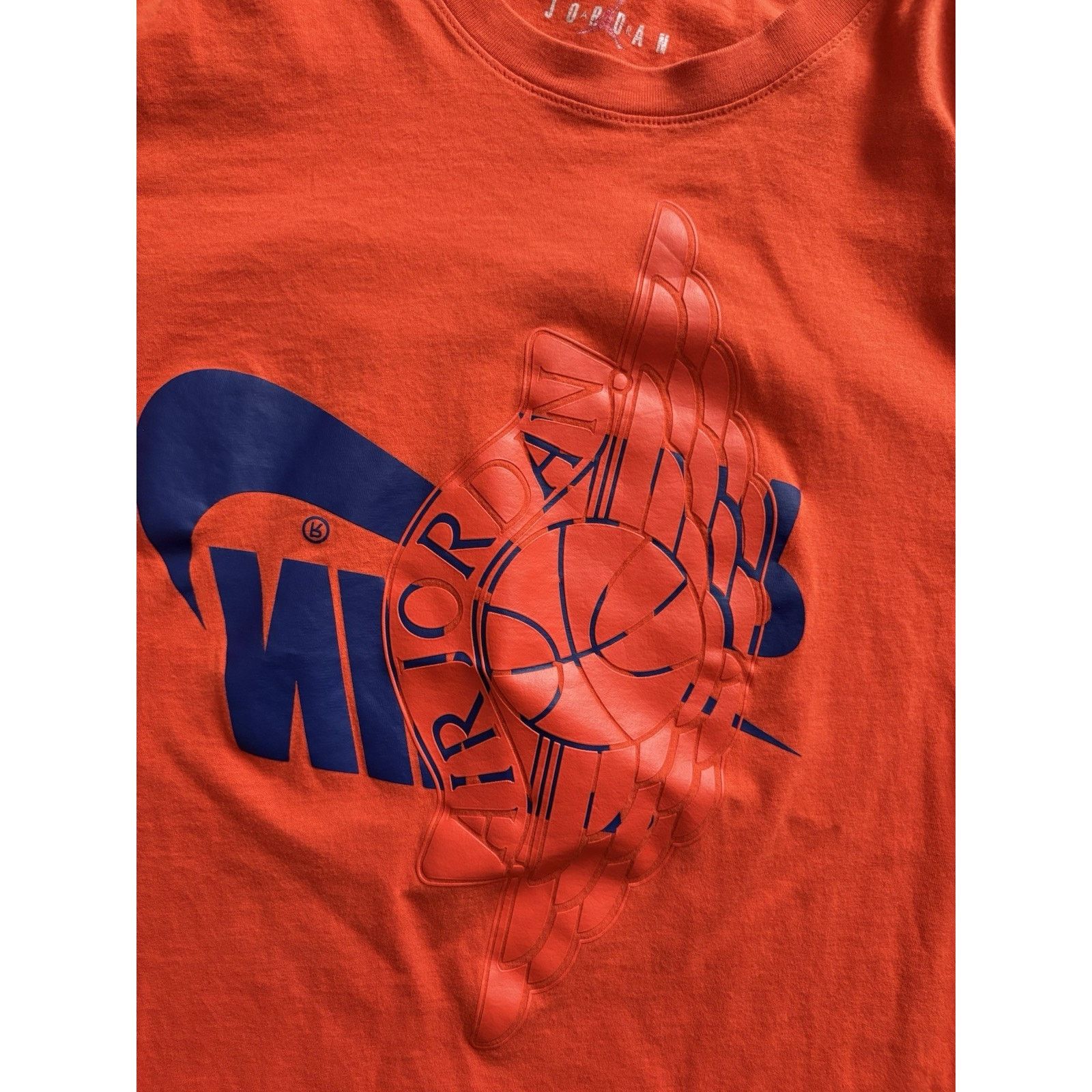 Jordan Brand Nike Air Jordan Basketball Shirt Swoosh Logo Men's Sz Medium Size US M / EU 48-50 / 2 - 4 Thumbnail