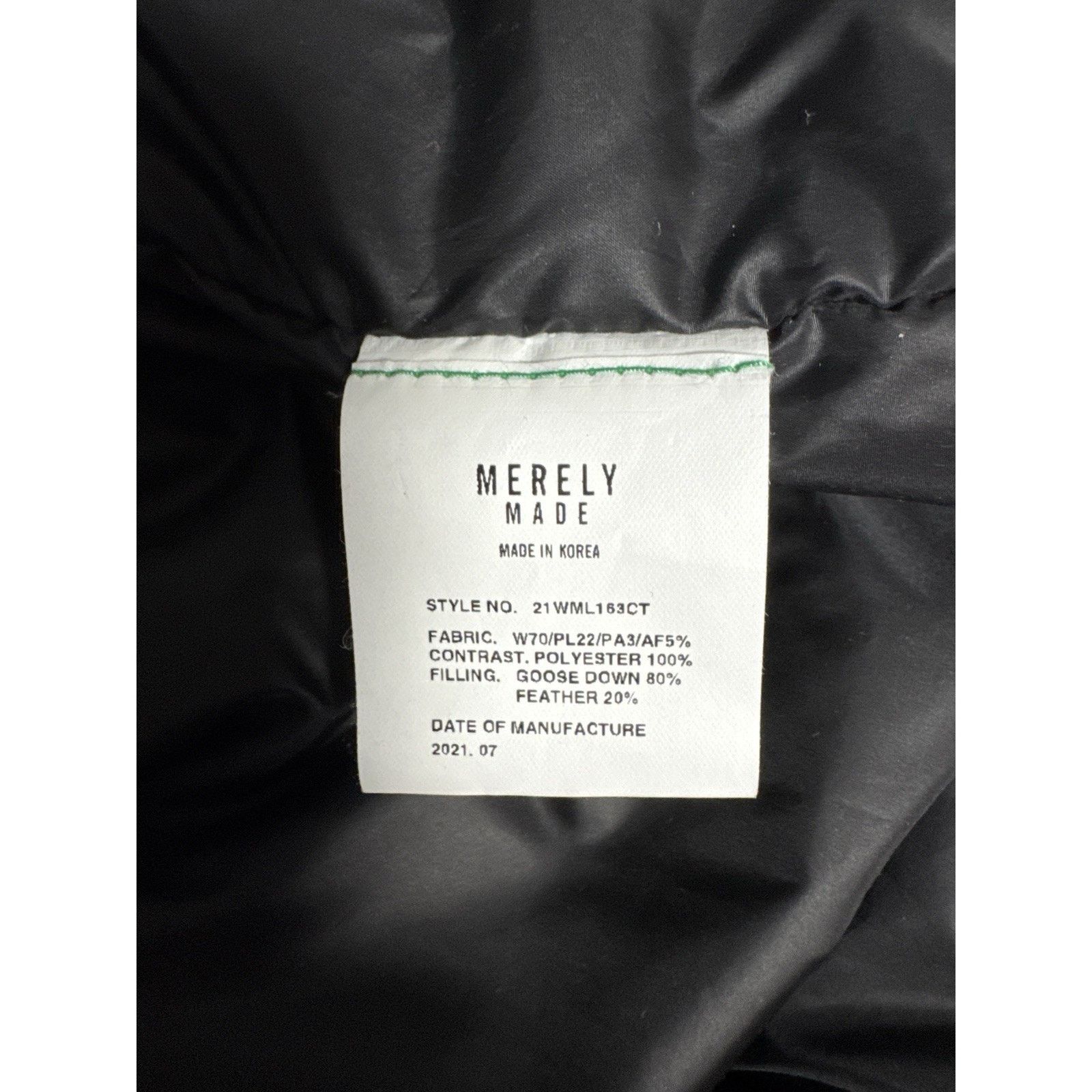 Other NWT Merely Made Oversized Fit Puffer Made In Korea Size US L / EU 52-54 / 3 - 7 Thumbnail