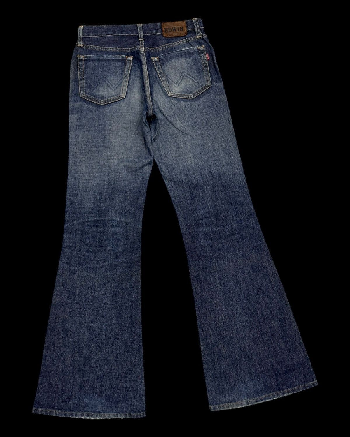 Edwin 🔥EDWIN 800sx FLARE JEANS DISTRESSED DENIM BOOTCUT JEANS Size US 28 / EU 44 - 4 Thumbnail