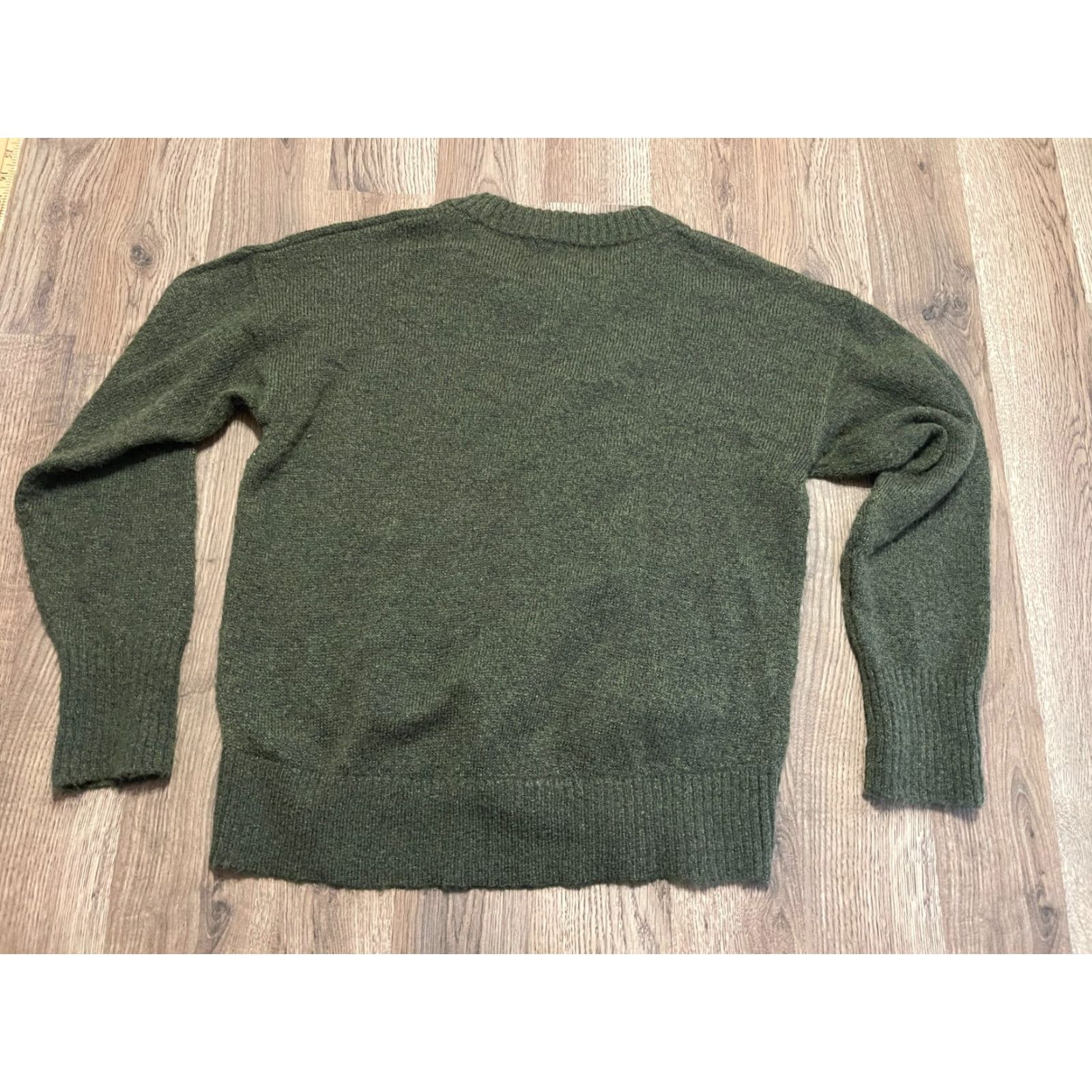 Old Navy Old Navy Sweater, Women's XS Green Crew Neck Long Sleeve Pullover Shirt Size XS / US 0-2 / IT 36-38 - 2 Thumbnail