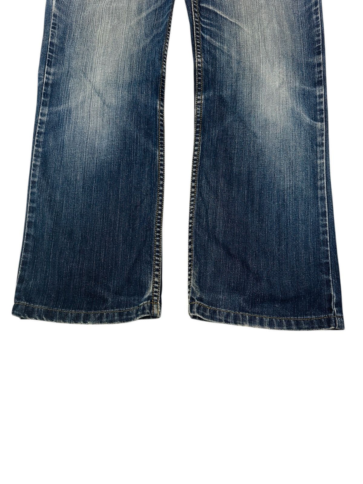 Japanese Brand Vintage JUNMEN Cross Design Distressed Jeans Size US 32 / EU 48 - 7 Thumbnail