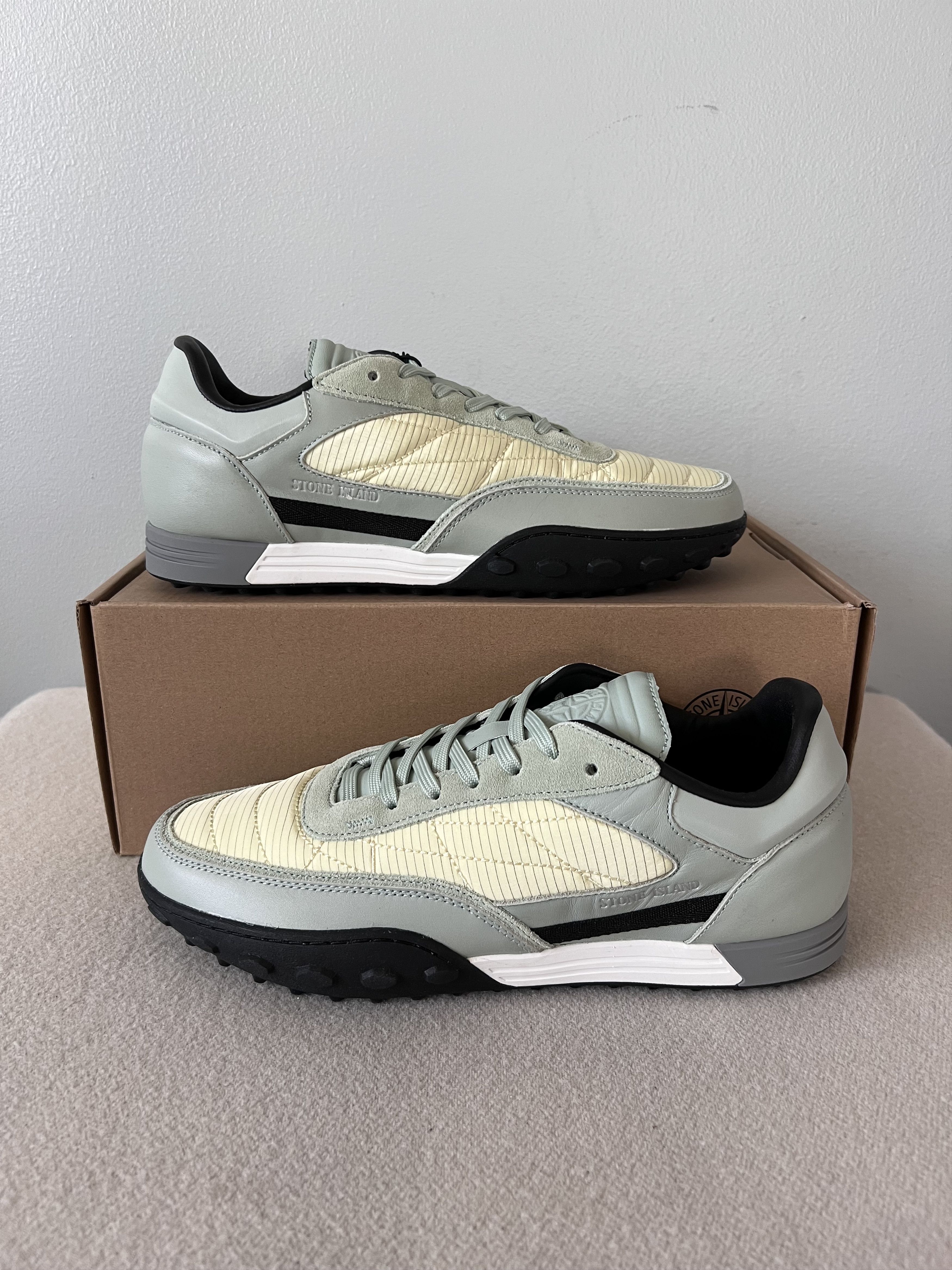 Stone Island Stone Island Football Sneakers in Green Size US 7.5 / EU 40-41 - 2 Thumbnail