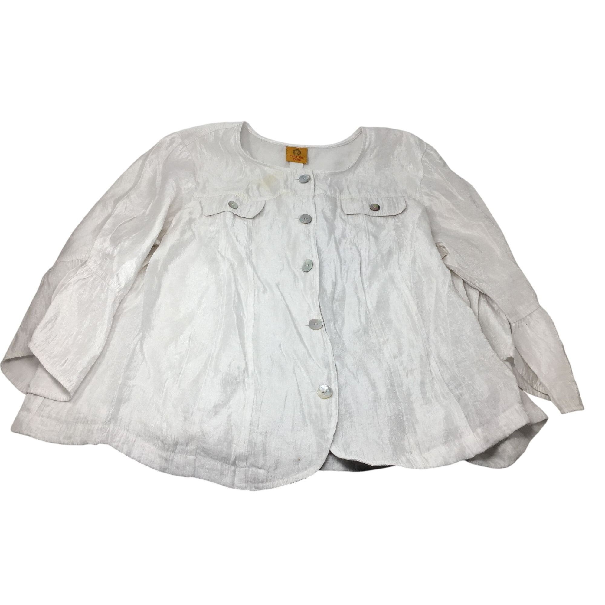 Other ''Ruby Rd Woman'' Size 22W Long Sleeved White Button Down Dr Size XXL / US 16-18 / IT 52-54 - 1 Thumbnail