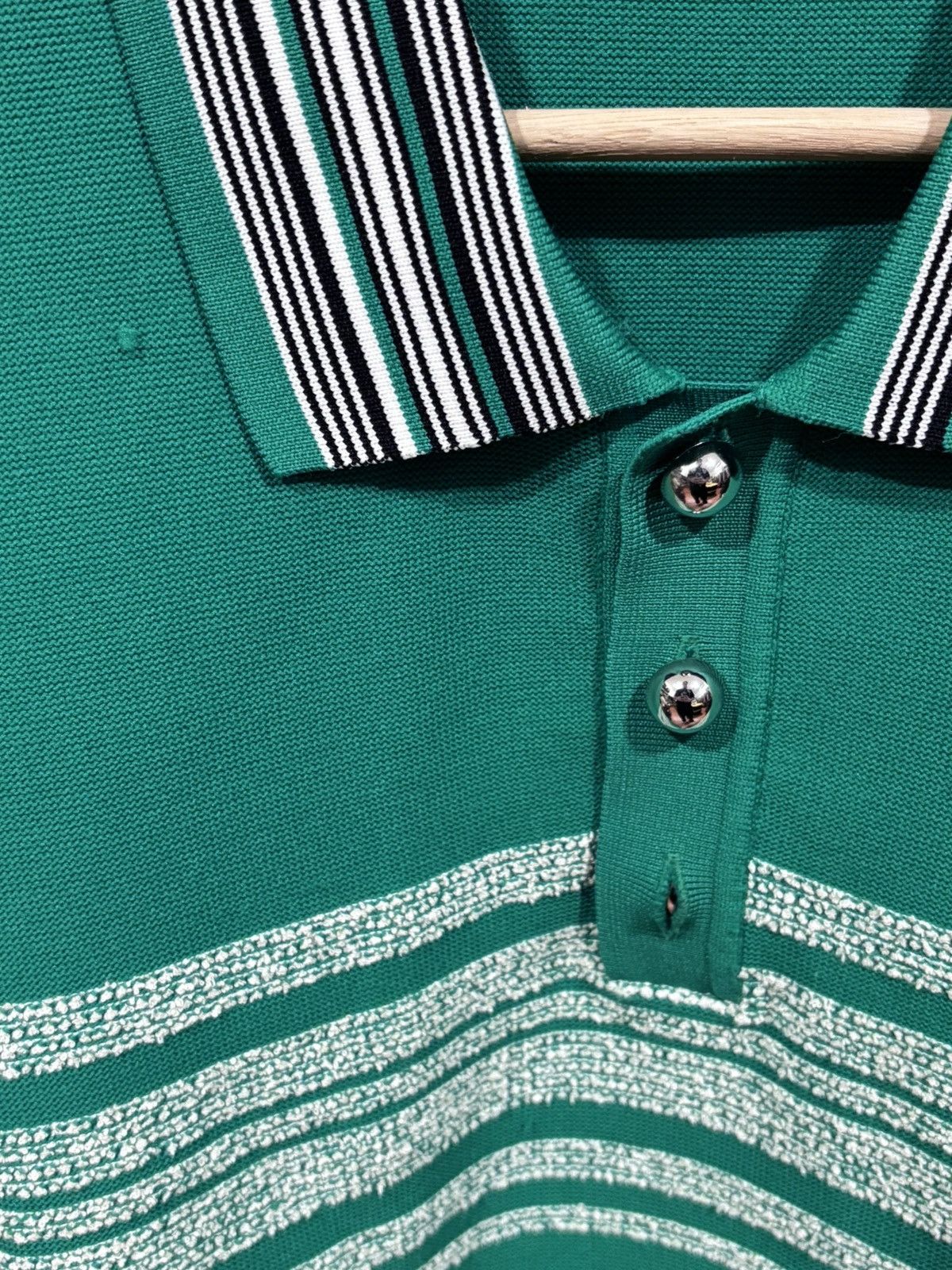 Wales Bonner Wales Bonner Dawn Knit Polo Size US XL / EU 56 / 4 - 4 Thumbnail