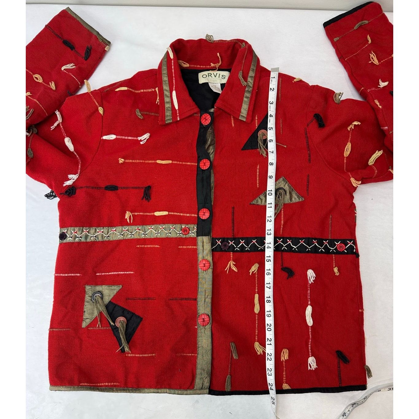 Orvis Vintage Orvis Shacket Southwestern Jacket Boho - Large Size L / US 10 / IT 46 - 5 Thumbnail