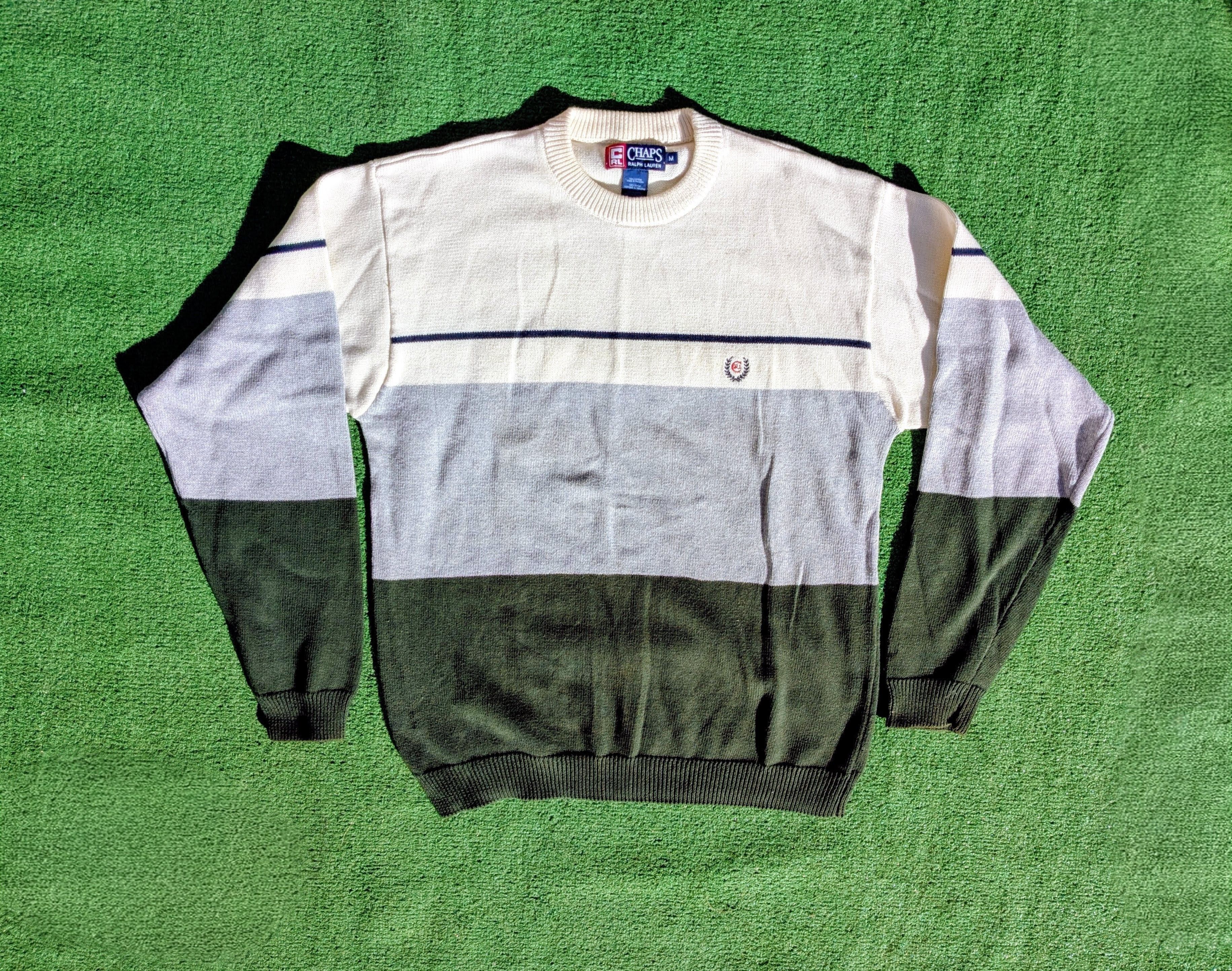Chaps Ralph Lauren MARKED Vintage Chaps Ralph Lauren Pullover Cotton Sweater Size US M / EU 48-50 / 2 - 7 Thumbnail