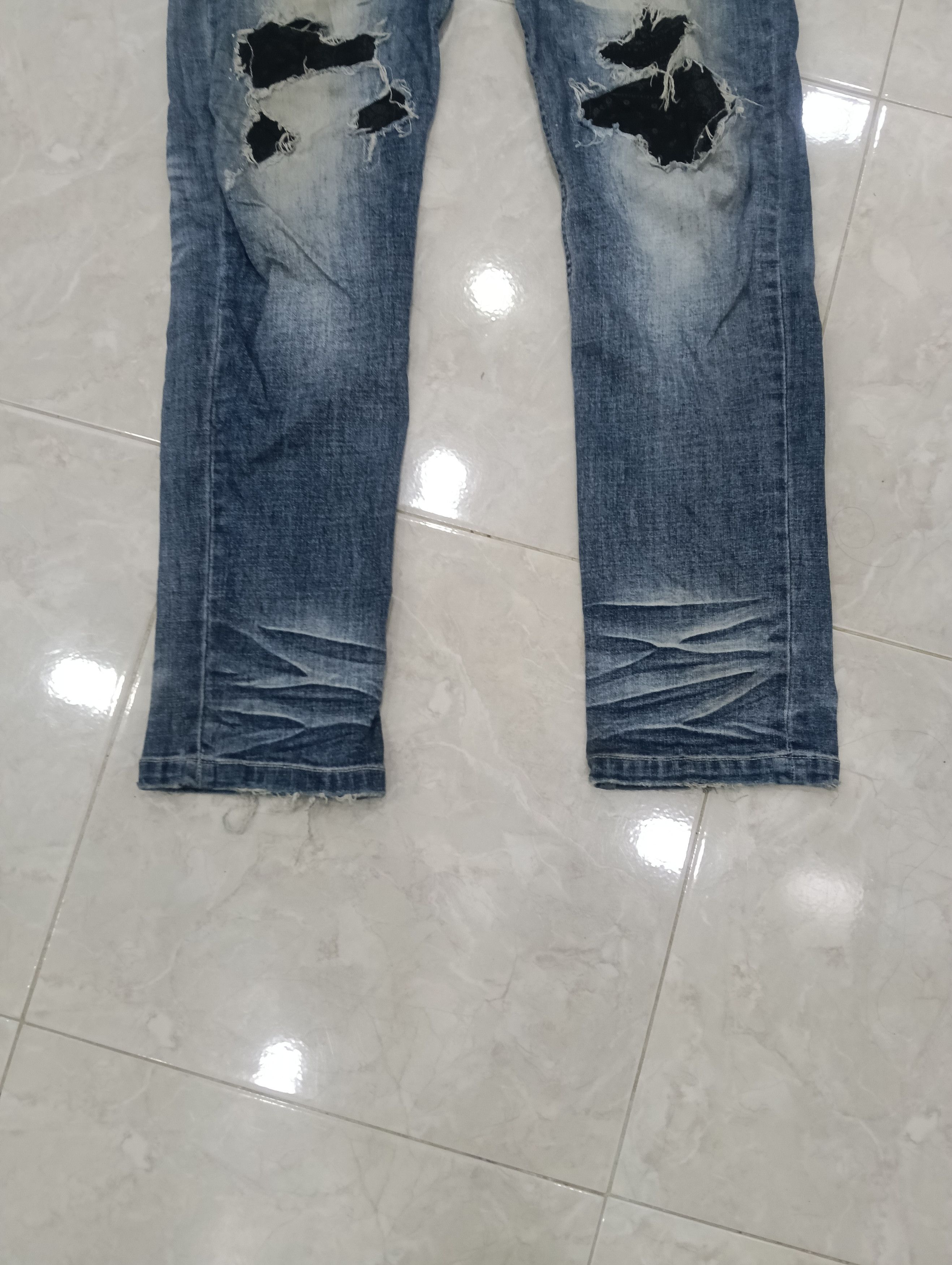 Japanese Brand More Core Division Distressed Style Size US 34 / EU 50 - 3 Thumbnail
