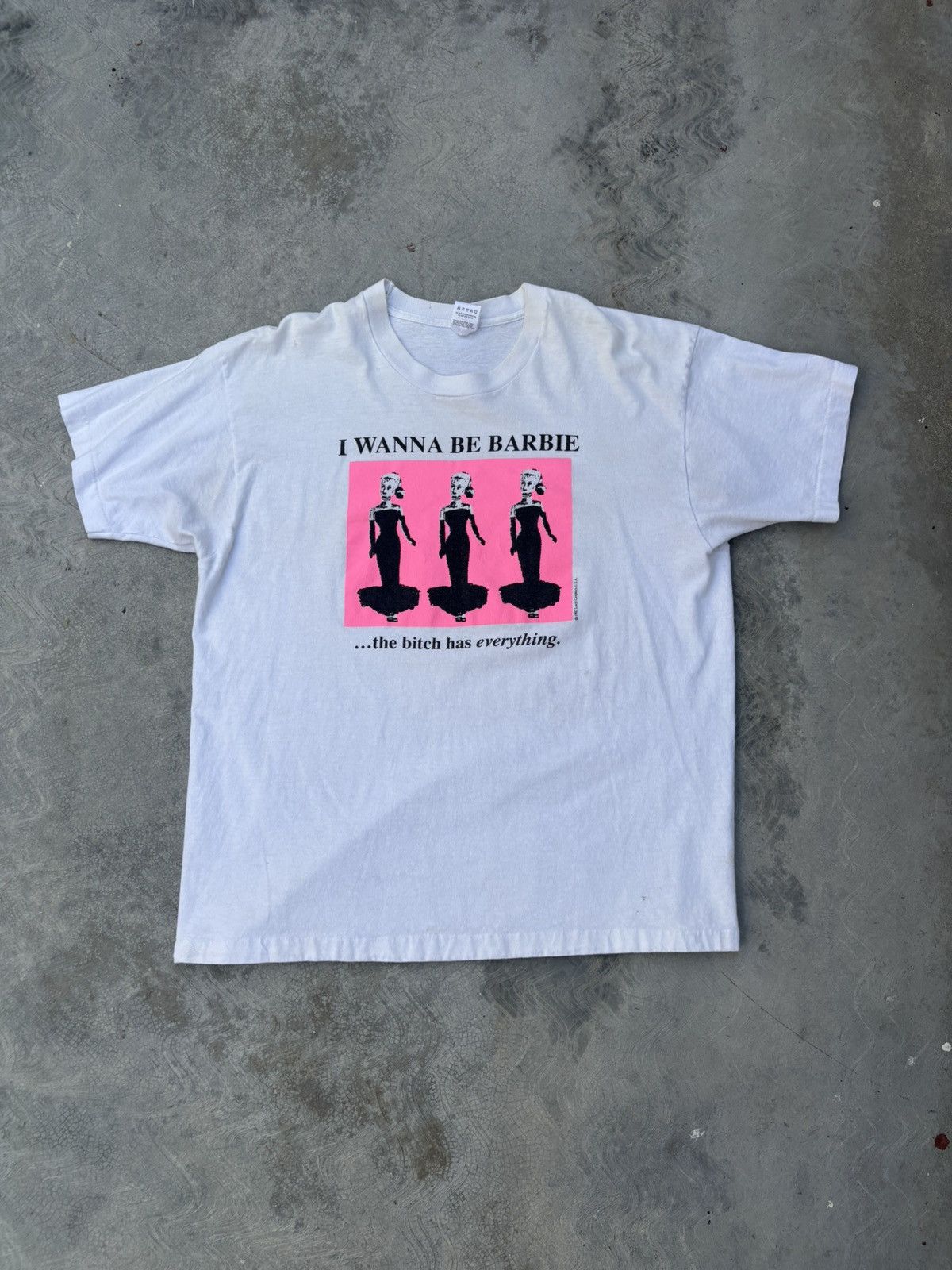 Vintage Vintage 1992 Barbie T Shirt Size US XL / EU 56 / 4 - 1 Thumbnail