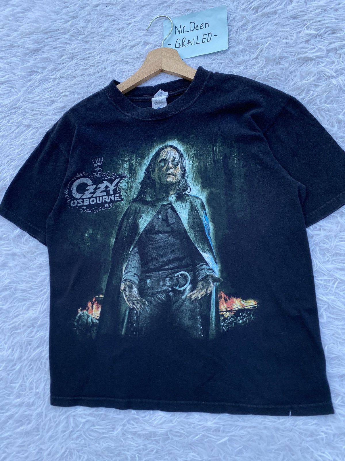 Band Tees Rare Vintage Ozzy Osbourne “Black Rain” Tshirt Size US M / EU 48-50 / 2 - 6 Thumbnail