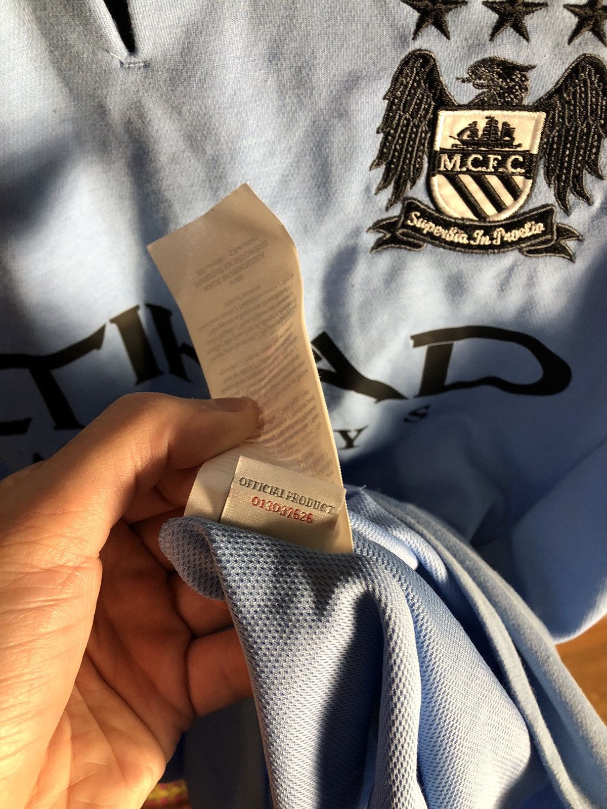 Umbro × Vintage VINTAGE MANCHESTER CITY JACKET SOCCER JERSEY Y2K 90s RETRO Size US M / EU 48-50 / 2 - 7 Thumbnail