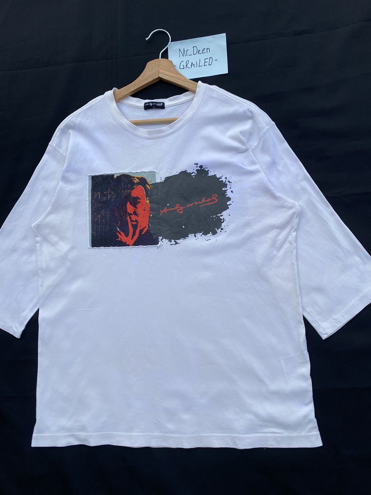 Andy Warhol Rare Vintage Andy Warhol 3/4 Sleeves Shirt Size US L / EU 52-54 / 3 - 7 Thumbnail
