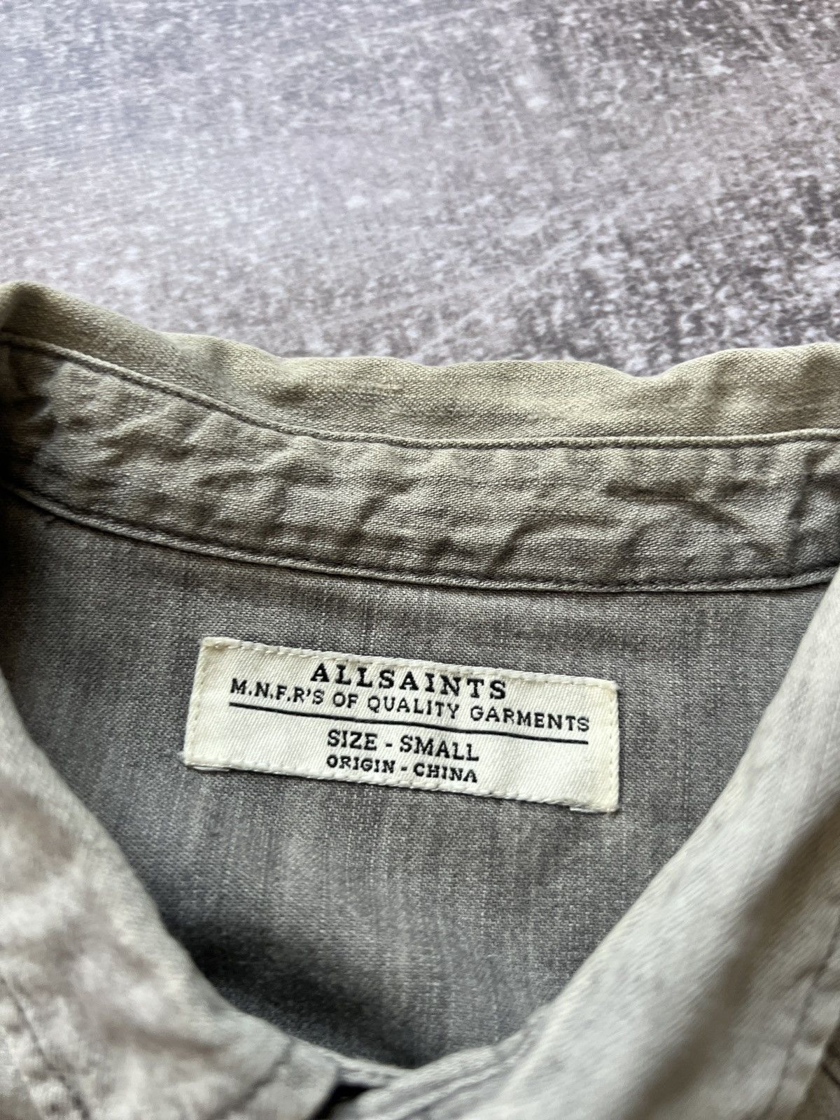 Allsaints AllSaints denim jacket jeans distressed nice colour Size US S / EU 44-46 / 1 - 7 Thumbnail