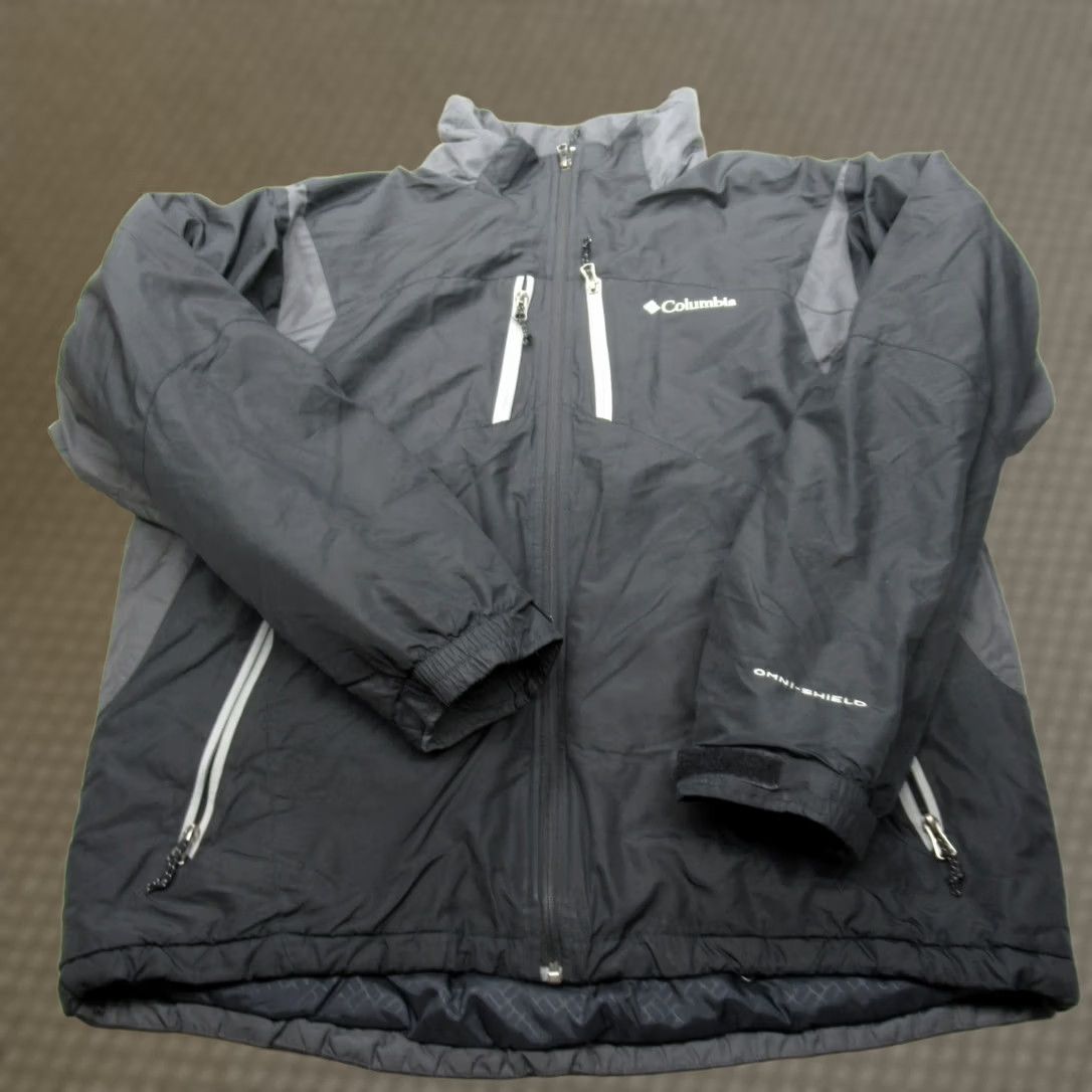 Vintage Columbia Jacket Mens Large Black Water Resistant Omni Shield Insulated Full Zip Size US L / EU 52-54 / 3 - 1 Thumbnail