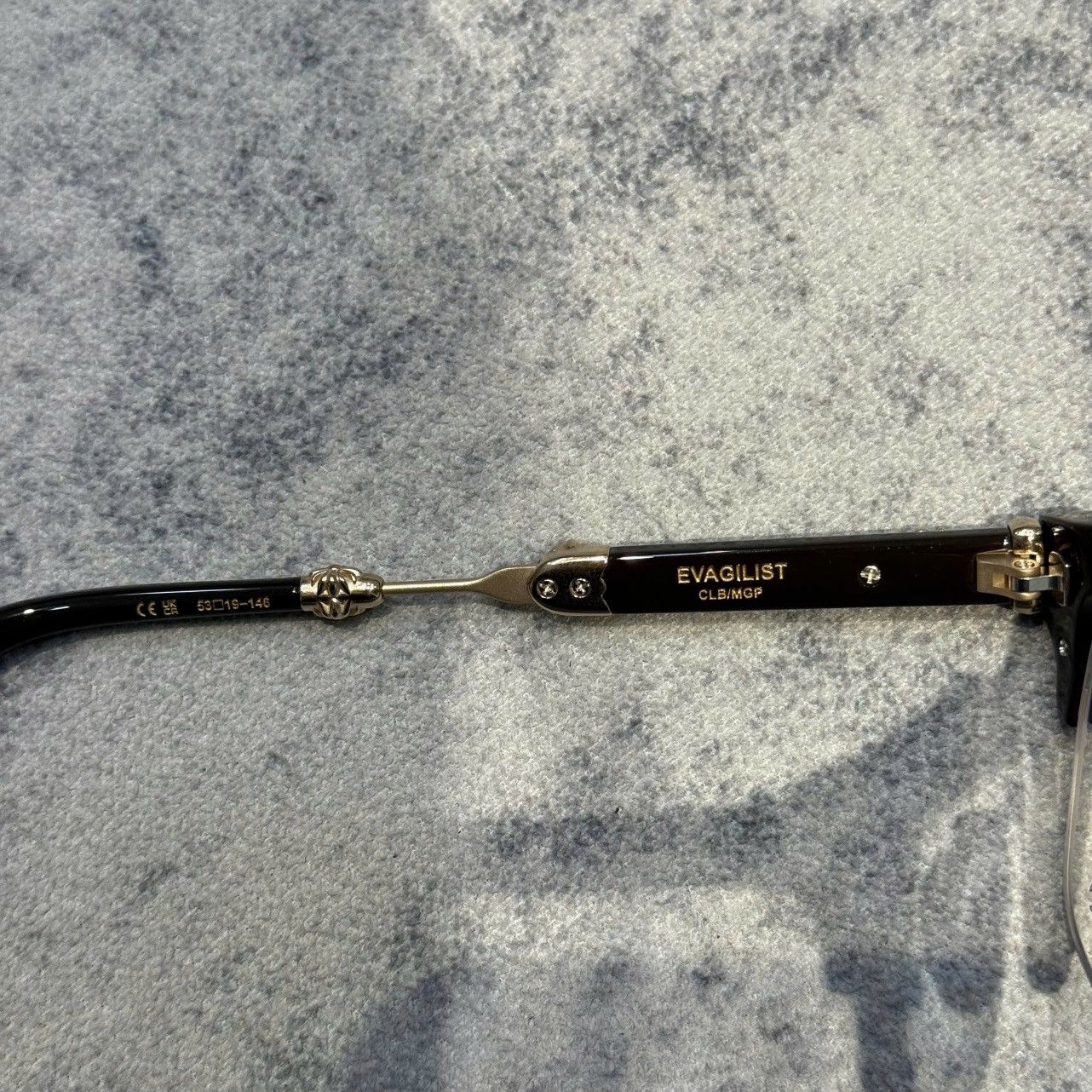 Chrome Hearts CHROME HEARTS EVAGILIST Classic Brown/Matte Gold Plated Size ONE SIZE - 4 Thumbnail