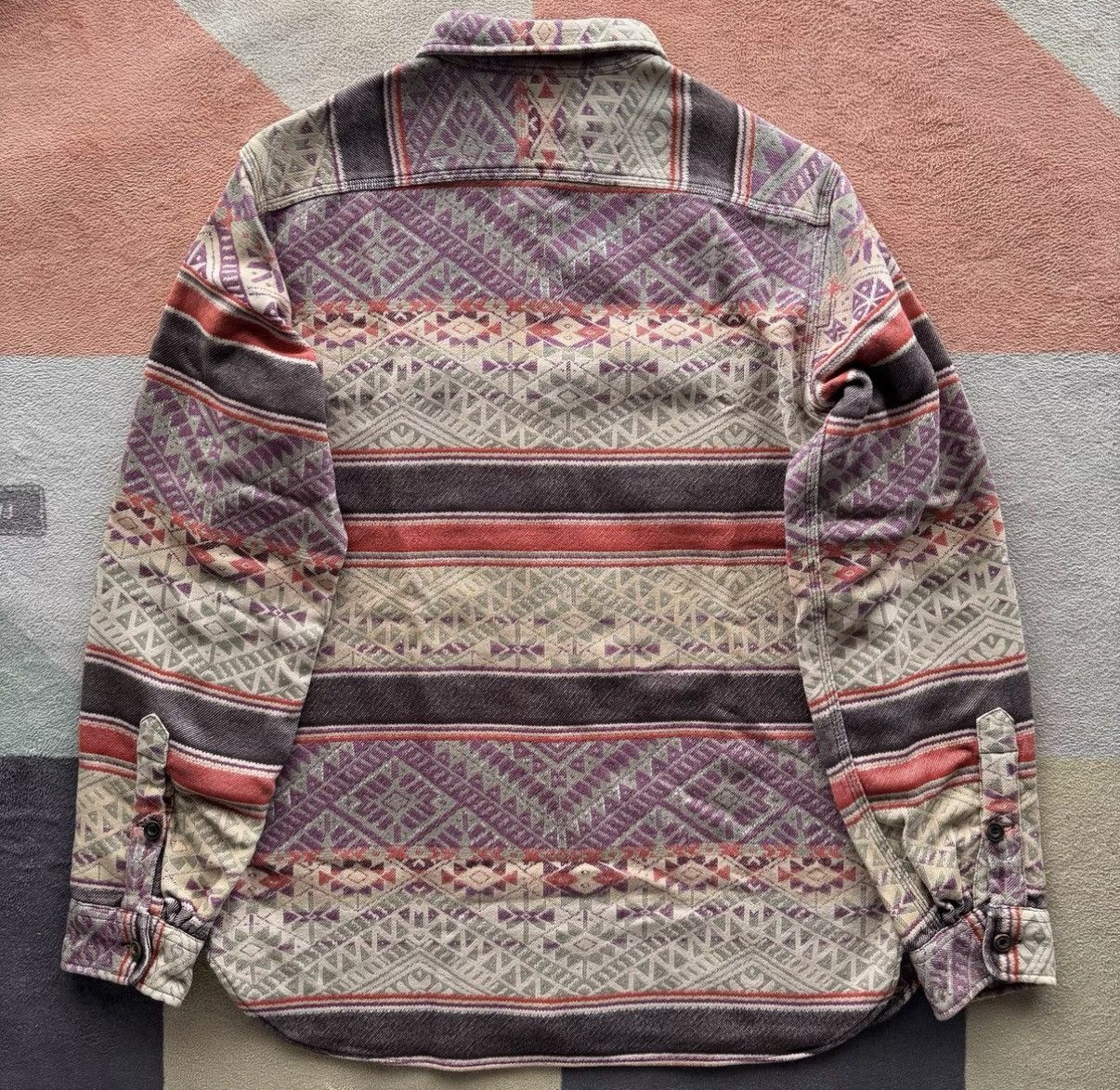 Polo Ralph Lauren Ralph Lauren Polo RLX Southwestern Heavy Shirt K22 Size US M / EU 48-50 / 2 - 2 Thumbnail