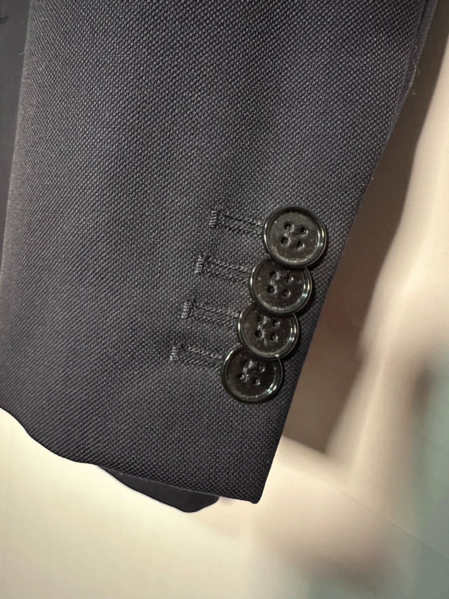 Acne Studios Acne Studios Navy Wool Blend Blazer Near New Size 50R - 3 Thumbnail
