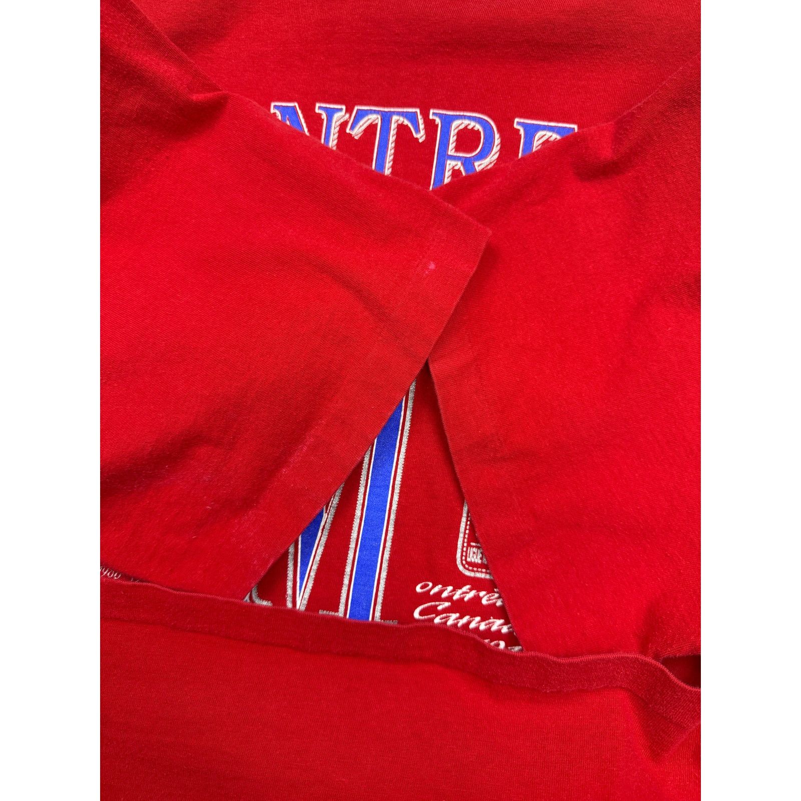 Vintage Vintage 1993 Montreal Canadians NHL Hockey Graphic T Shirt L Size US L / EU 52-54 / 3 - 6 Thumbnail