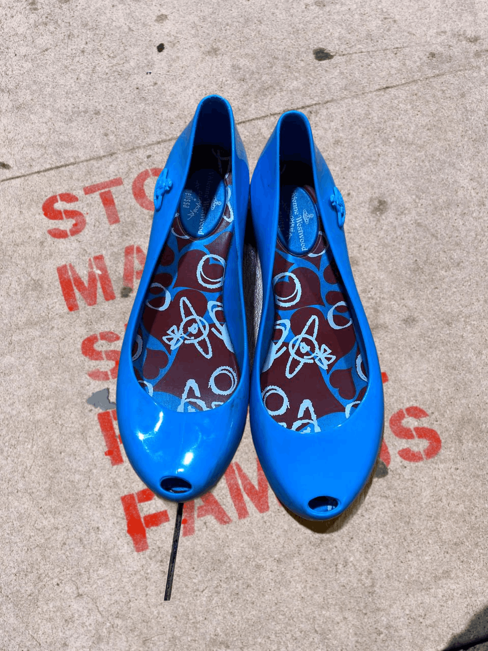 Melissa × Vivienne Westwood Ballet flats Vivienne Westwood Anglomania Blue Size US 7 / IT 37 - 1 Thumbnail
