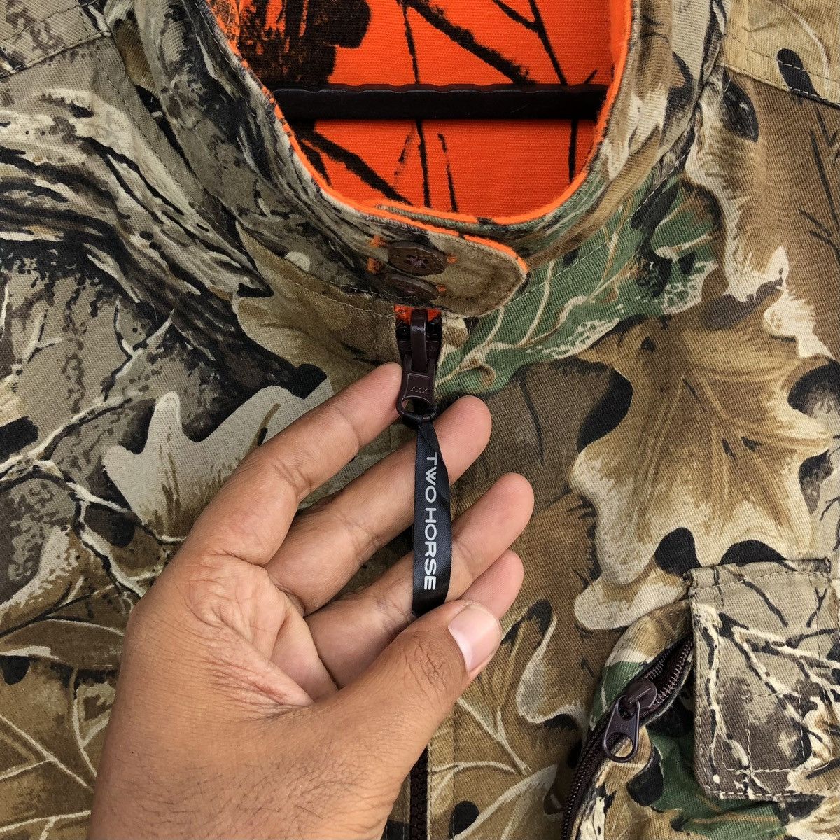 Japanese Brand REALTREE ADVANTAGE Ten Mile Cloth Hunting Reversible Jacket Size US M / EU 48-50 / 2 - 7 Thumbnail