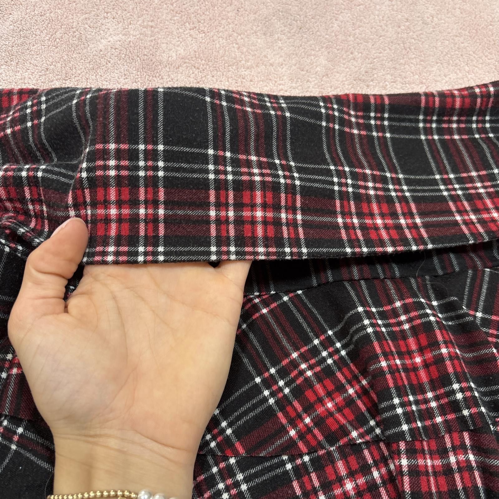 Other y2k grunge plaid foldover mini skirt Size 32" / US 10 / IT 46 - 3 Thumbnail